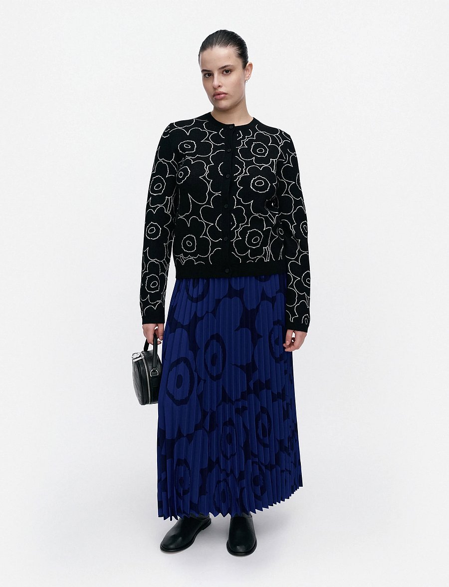 Marimekko - JATKO UNIKKO - plisseeritud seelikud - blue, dark blue - 0