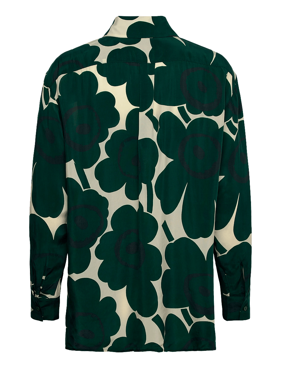 Marimekko - JÄRKI UNIKKO - langärmlige hemden - dark green, light yellow - 2