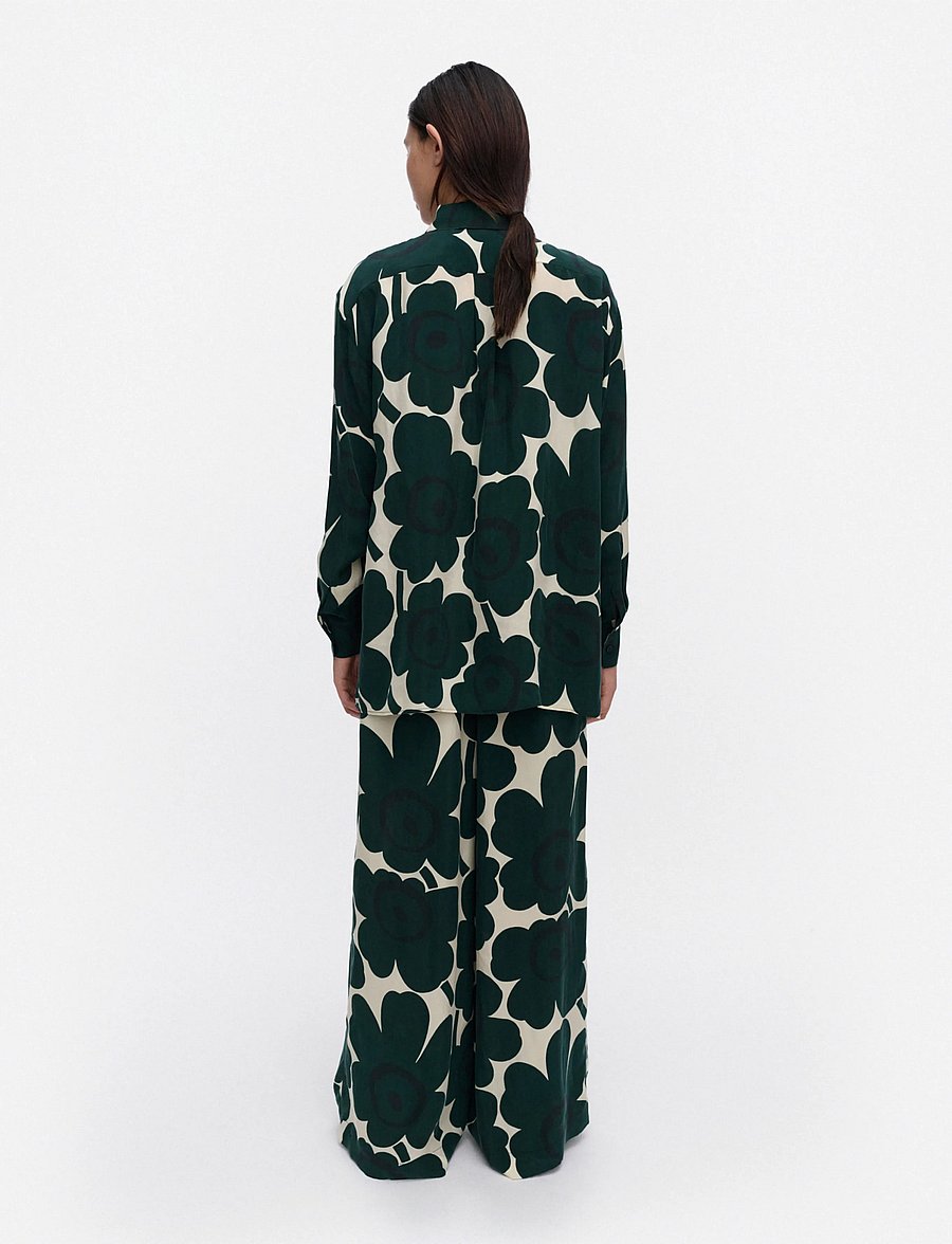Marimekko - JÄRKI UNIKKO - langärmlige hemden - dark green, light yellow - 4