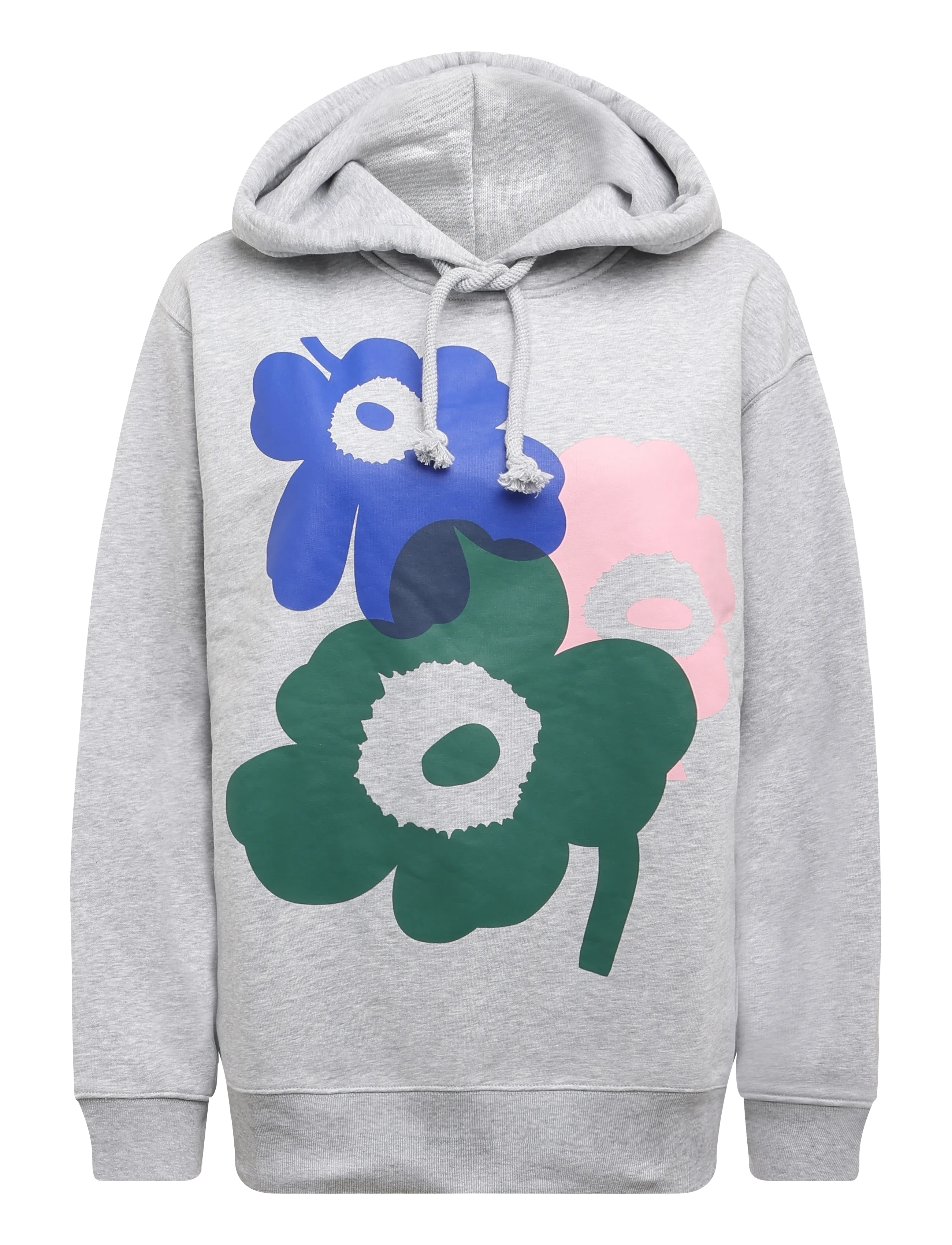 Marimekko TEESI UNIKKO PLACEMENT - Streetstyle - GREY MEL., D. GREEN, L. PINK / grey