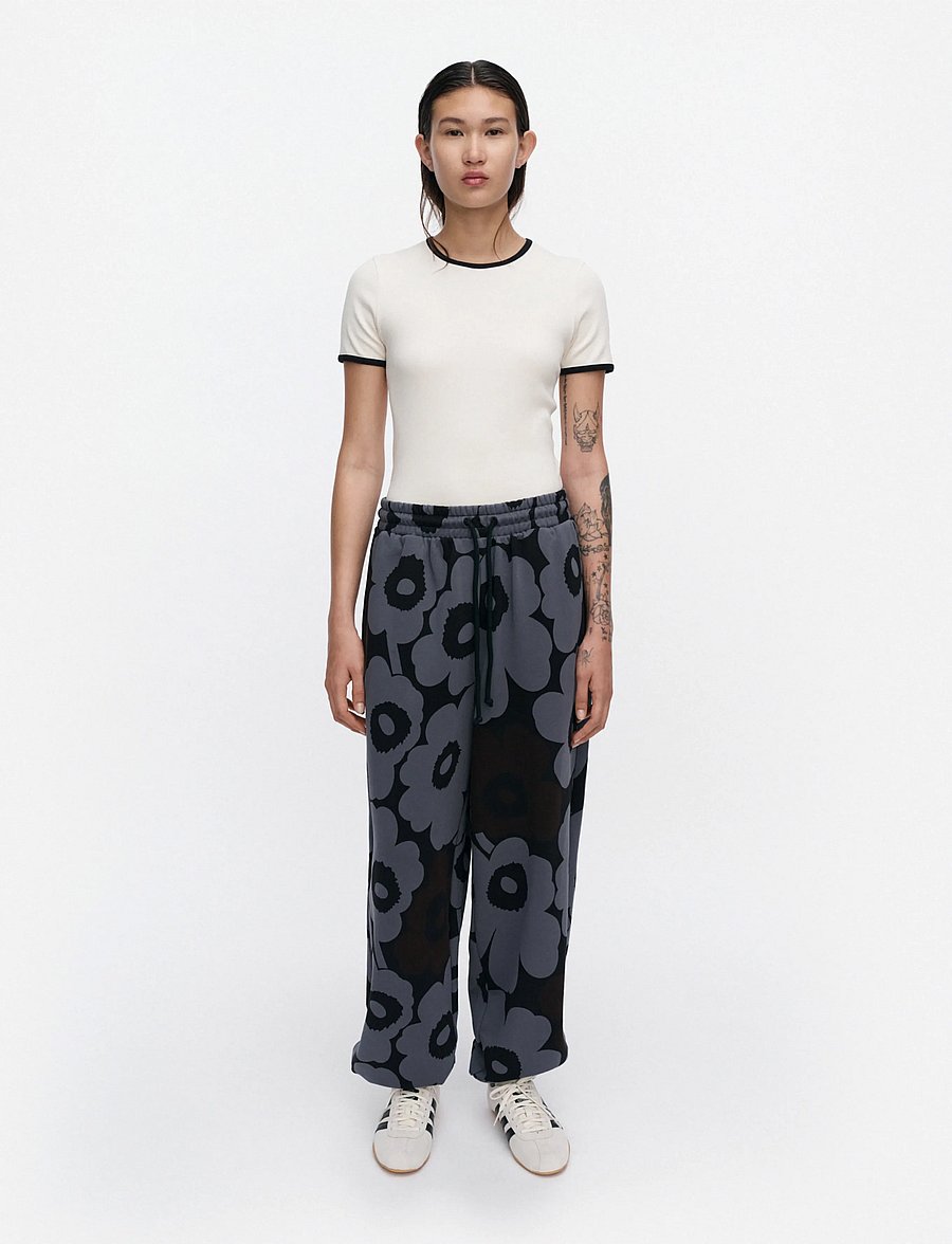 Marimekko - JOGGERIT PIENI UNIKKO - modetrends - black, grey, dark brown - 0