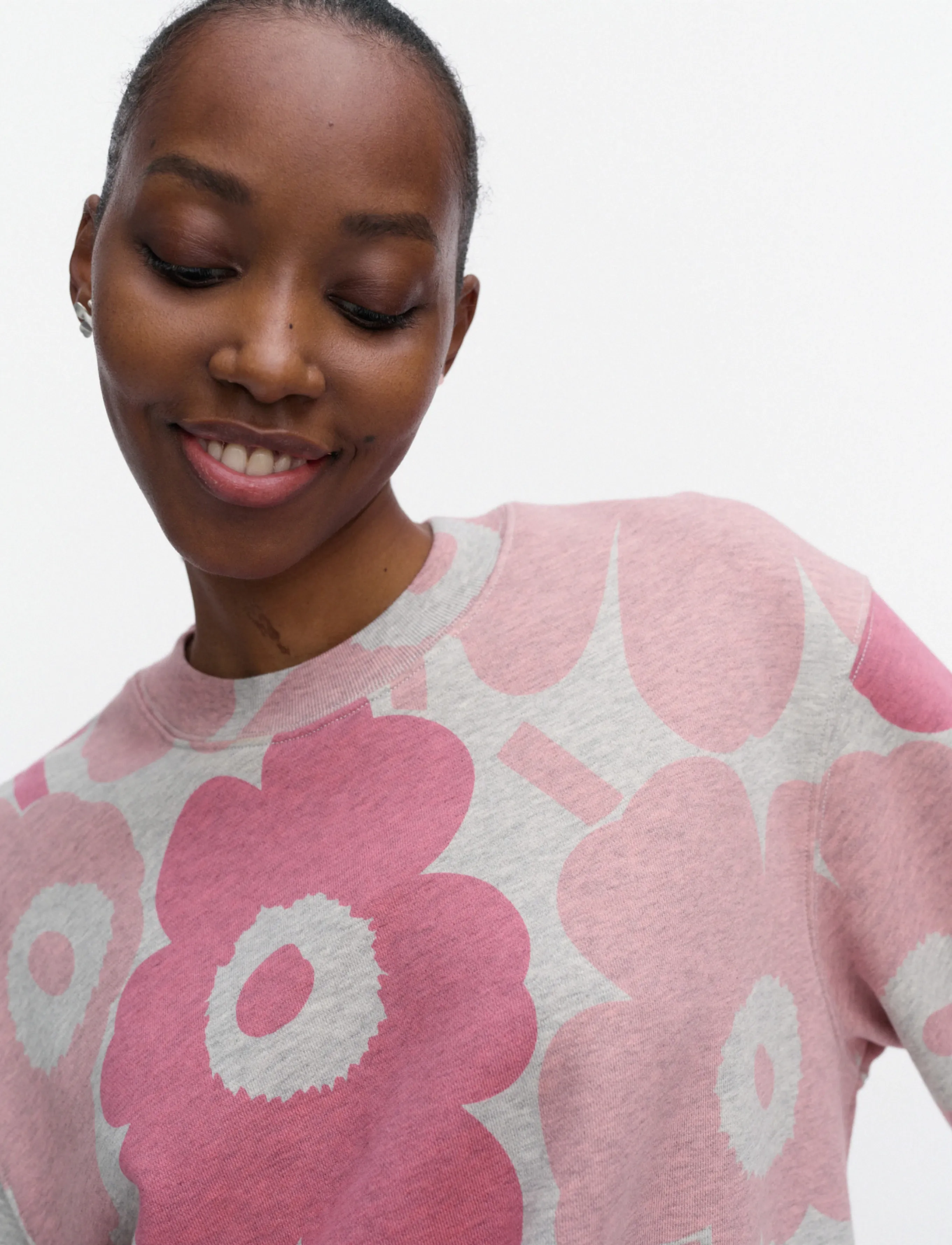 Marimekko - LEIOT PIENI UNIKKO - modetrender - grey melange, light pink - 3