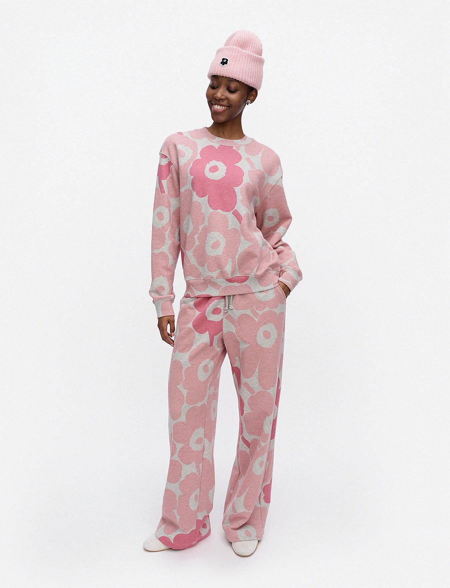 Marimekko - VARRET PIENI UNIKKO - moetrendid - grey melange, light pink - 0