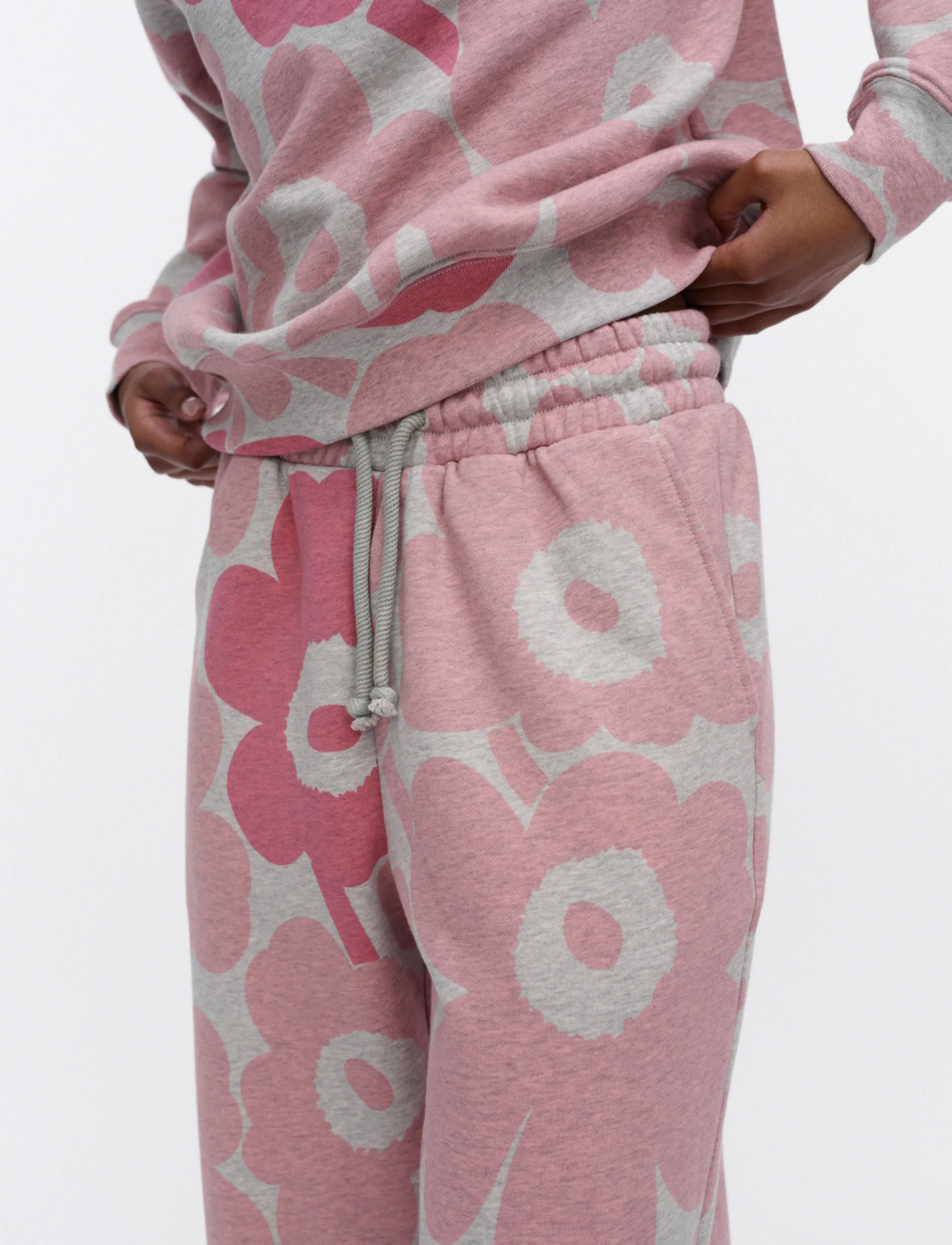Marimekko - VARRET PIENI UNIKKO - grey melange, light pink - 3