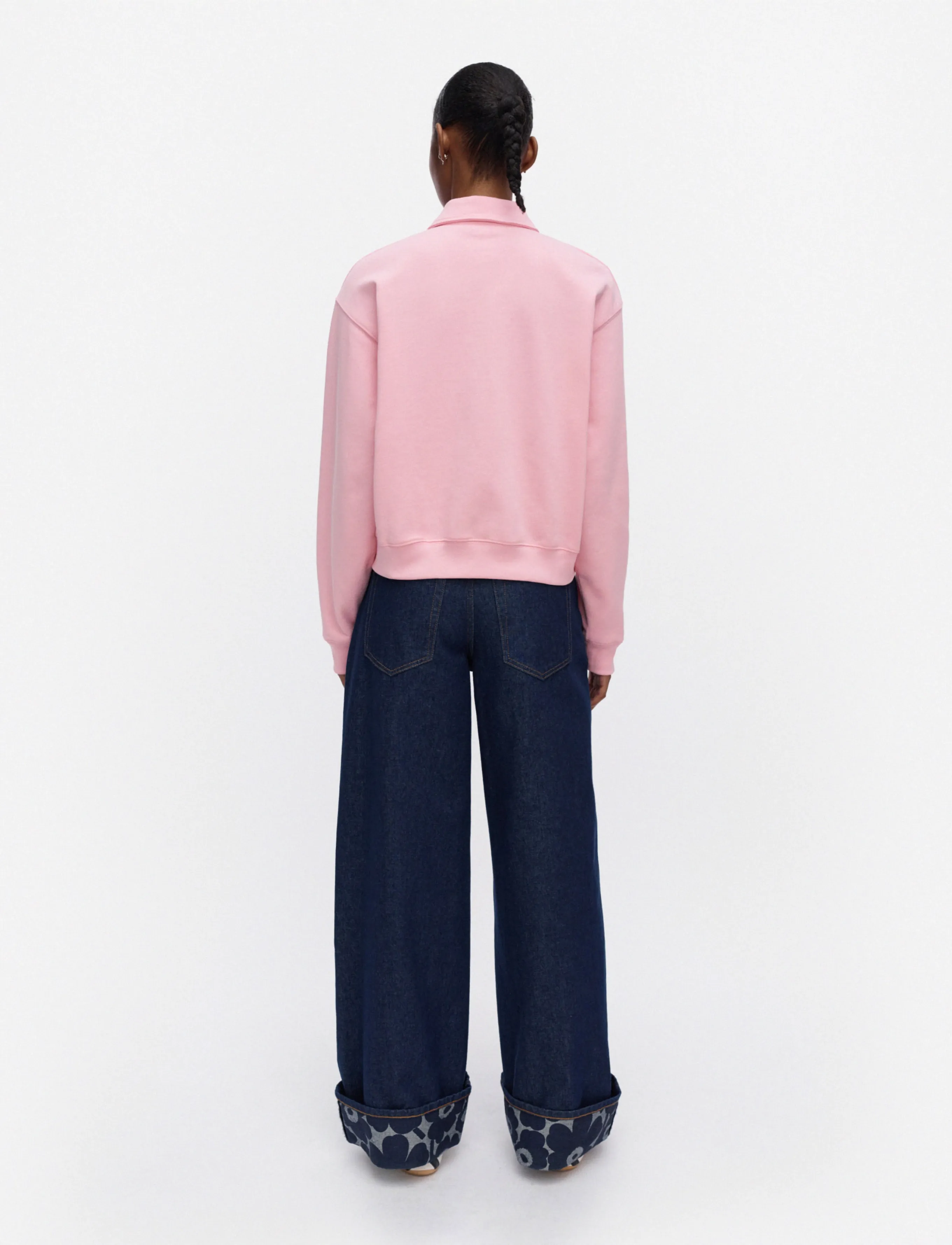 Marimekko - TOIMINTA UNIKKO PLACEMENT - sweatshirts - light pink, grey - 4