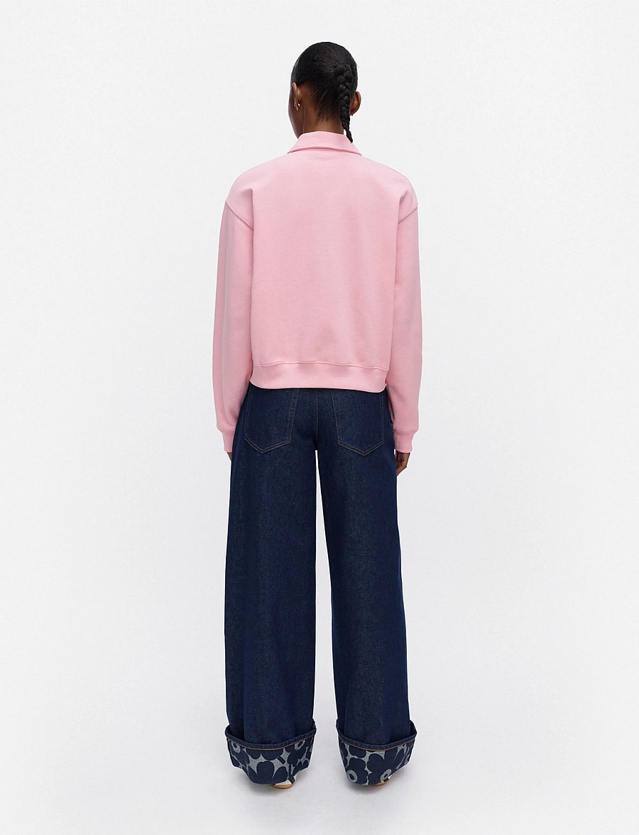 Marimekko - TOIMINTA UNIKKO PLACEMENT - sweatshirts - light pink, grey - 4
