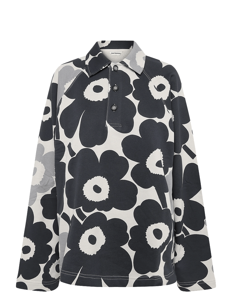 Marimekko - KUINKA PIENI UNIKKO - pikéer - light grey, dark grey - 1