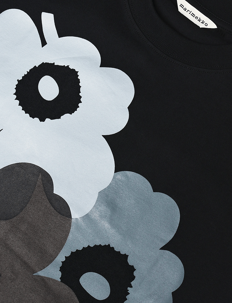 Marimekko - BIITTI UNIKKO PLACEMENT - långärmade toppar - black, grey, dark brown - 5