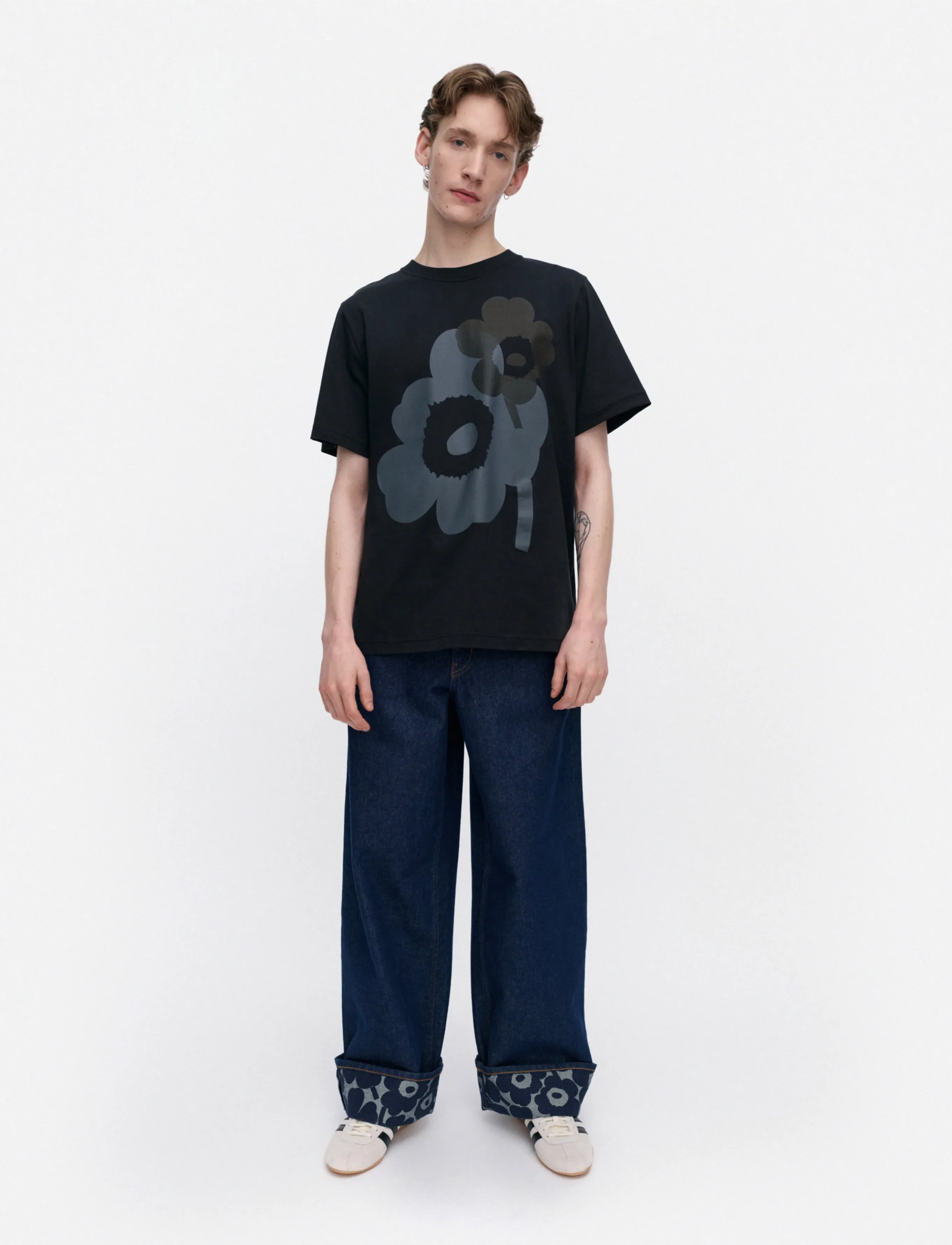 Marimekko - EMBLA UNIKKO PLACEMENT - black, grey, dark brown - 0