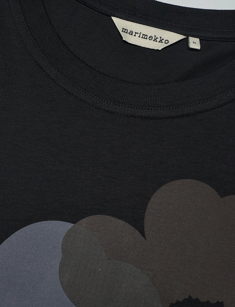 Marimekko - EMBLA UNIKKO PLACEMENT - t-särgid - black, grey, dark brown - 5