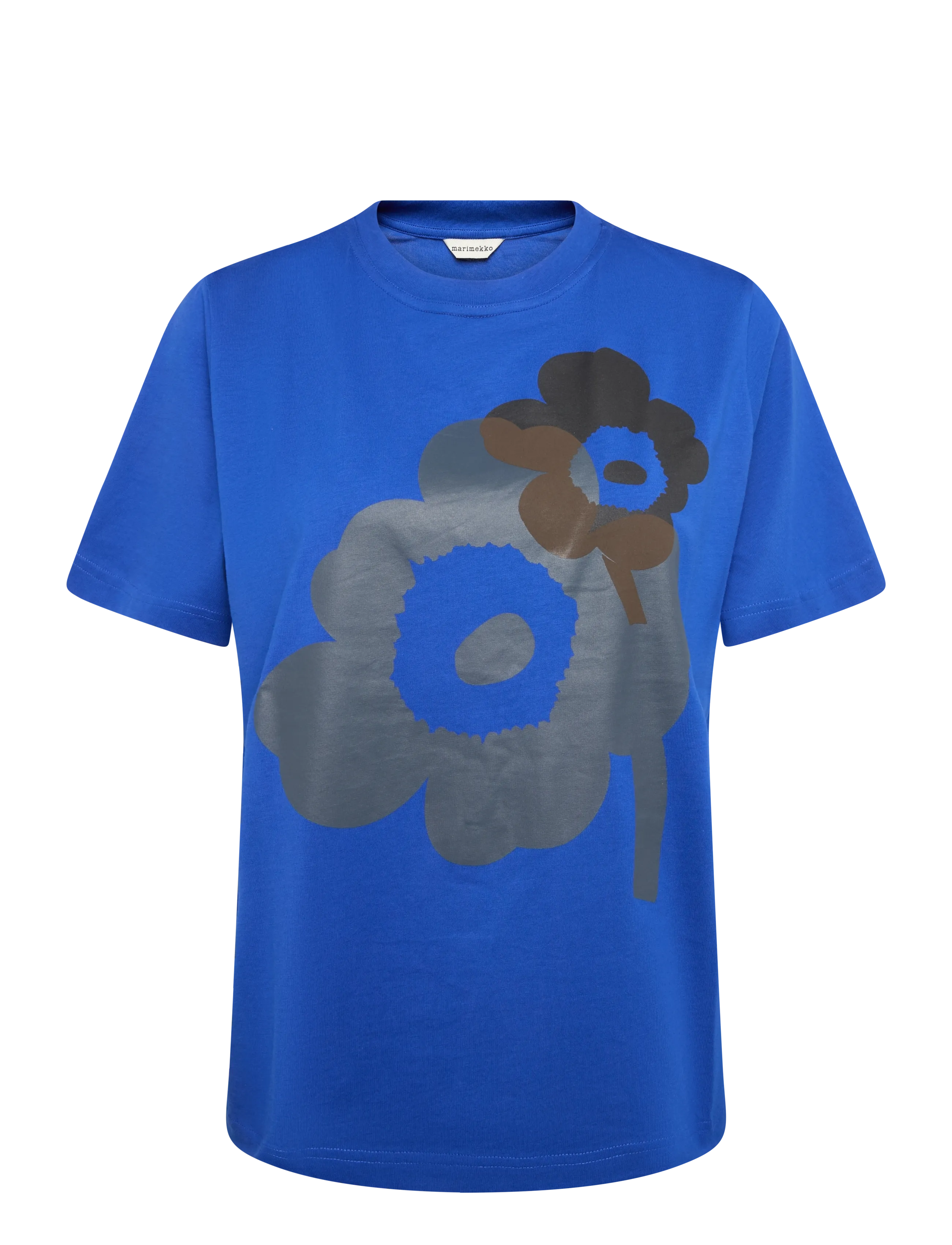 Marimekko ELSE UNIKKO PLACEMENT - Riided - DARK BLUE, GREY, DARK BROWN / blue