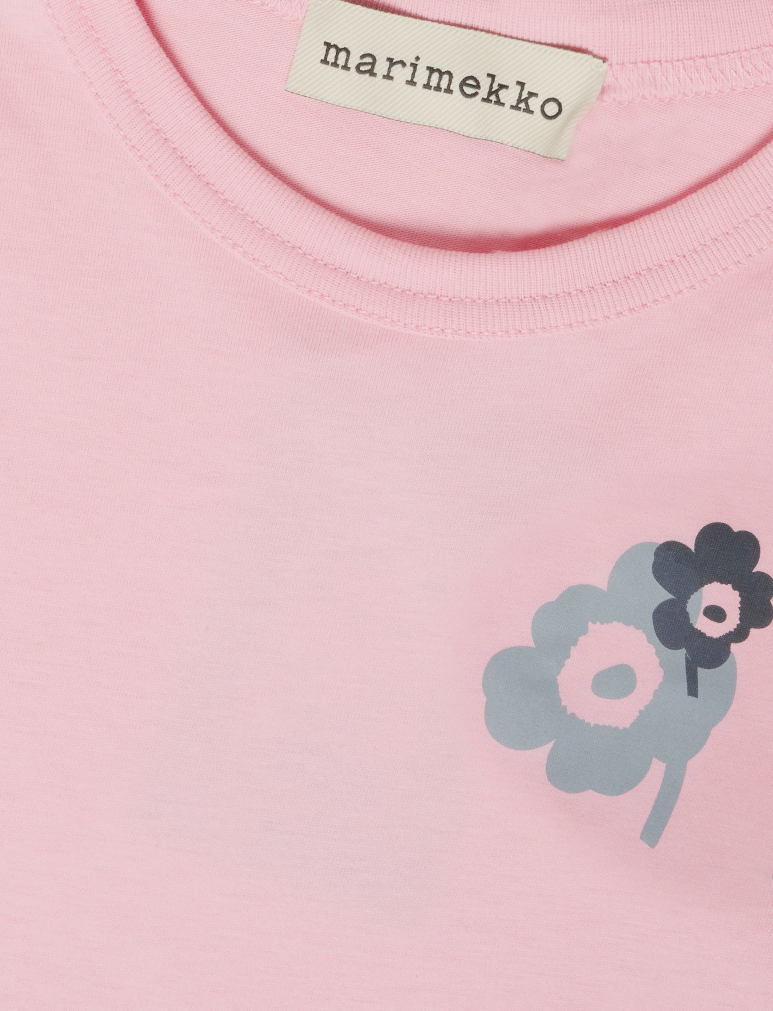 Marimekko - RAUHA UNIKKO PLACEMENT - light pink, grey, dark grey - 5