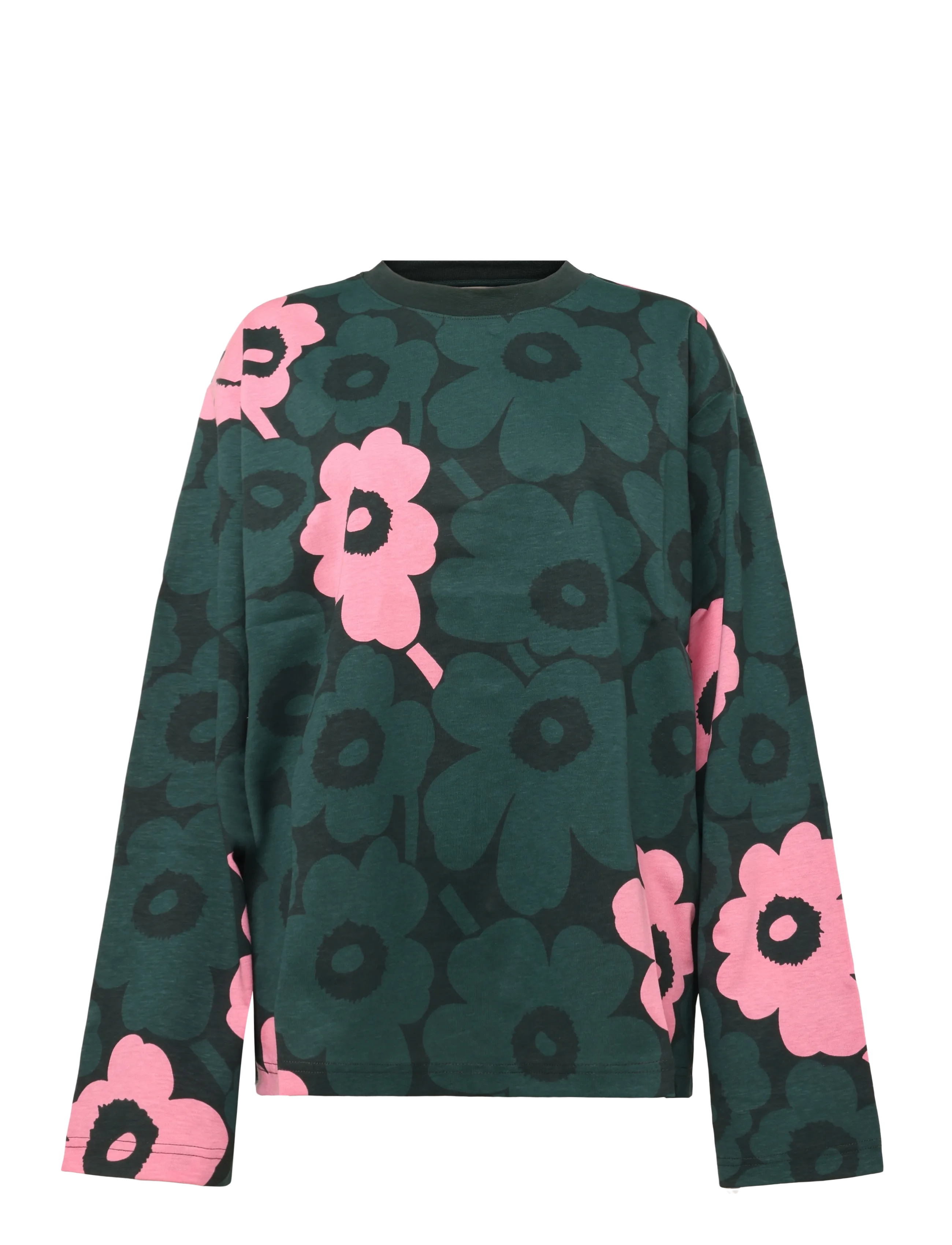 Marimekko NIPPA UNIKKO - Streetstyle - DARK GREEN, LIGHT PINK / green