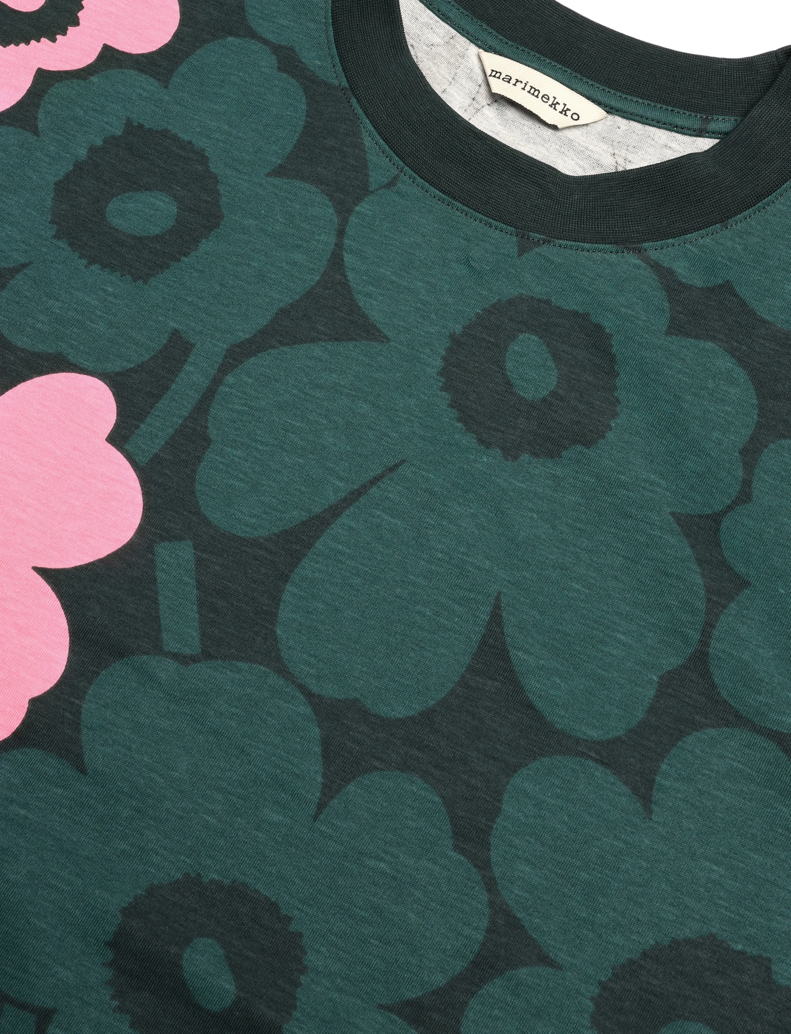 Marimekko - NIPPA UNIKKO - sweatshirts - dark green, light pink - 5