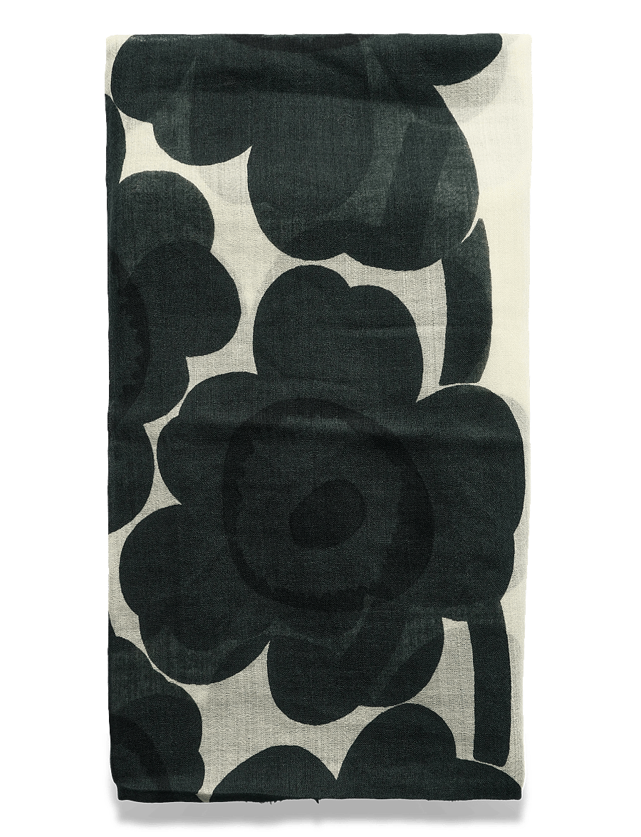 Marimekko - FIORE UNIKKO - tørklæder - dark green, light yellow - 1