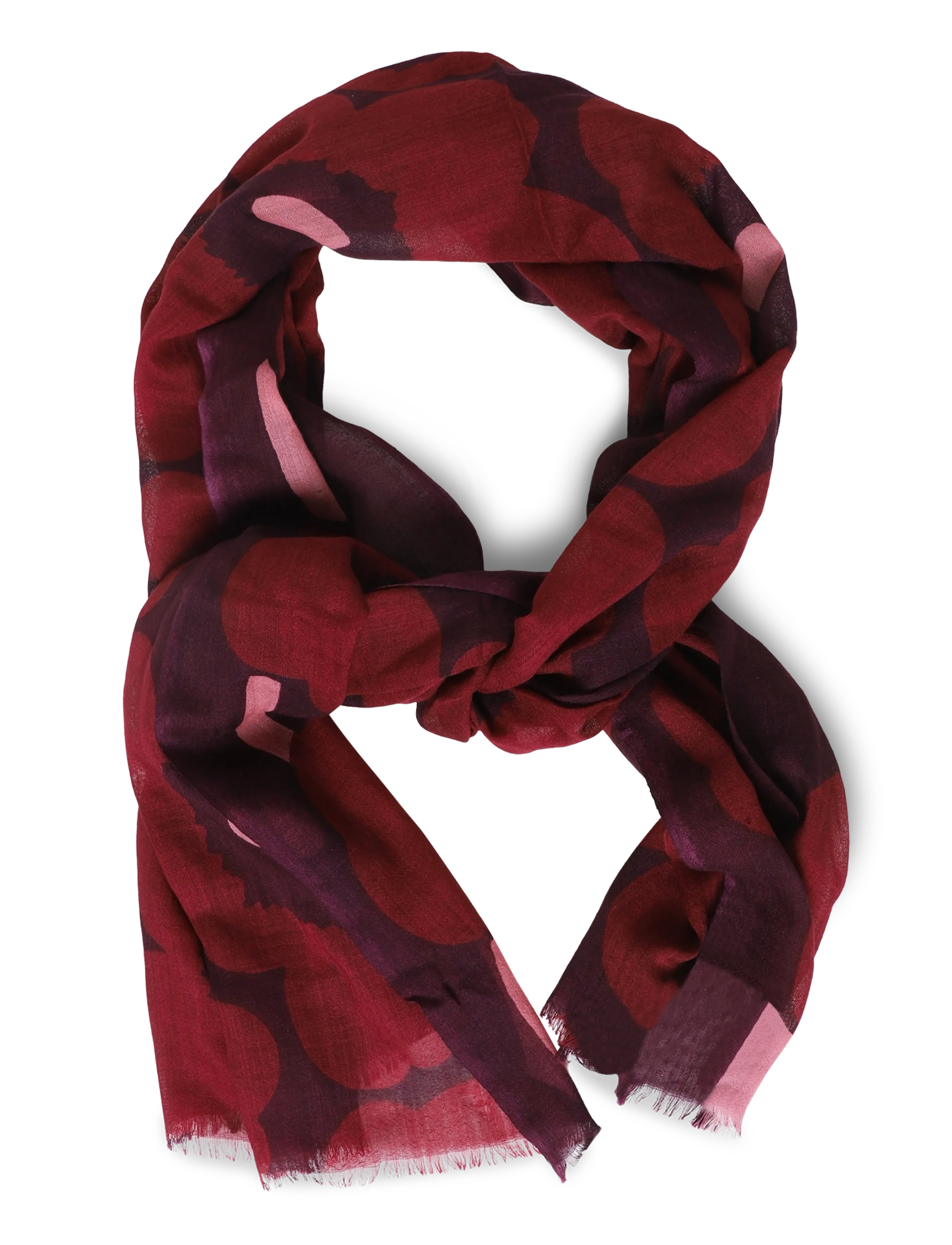 Marimekko FIORE UNIKKO - Accessoires - DARK RED, DARK VIOLET, ROSE / burgundy