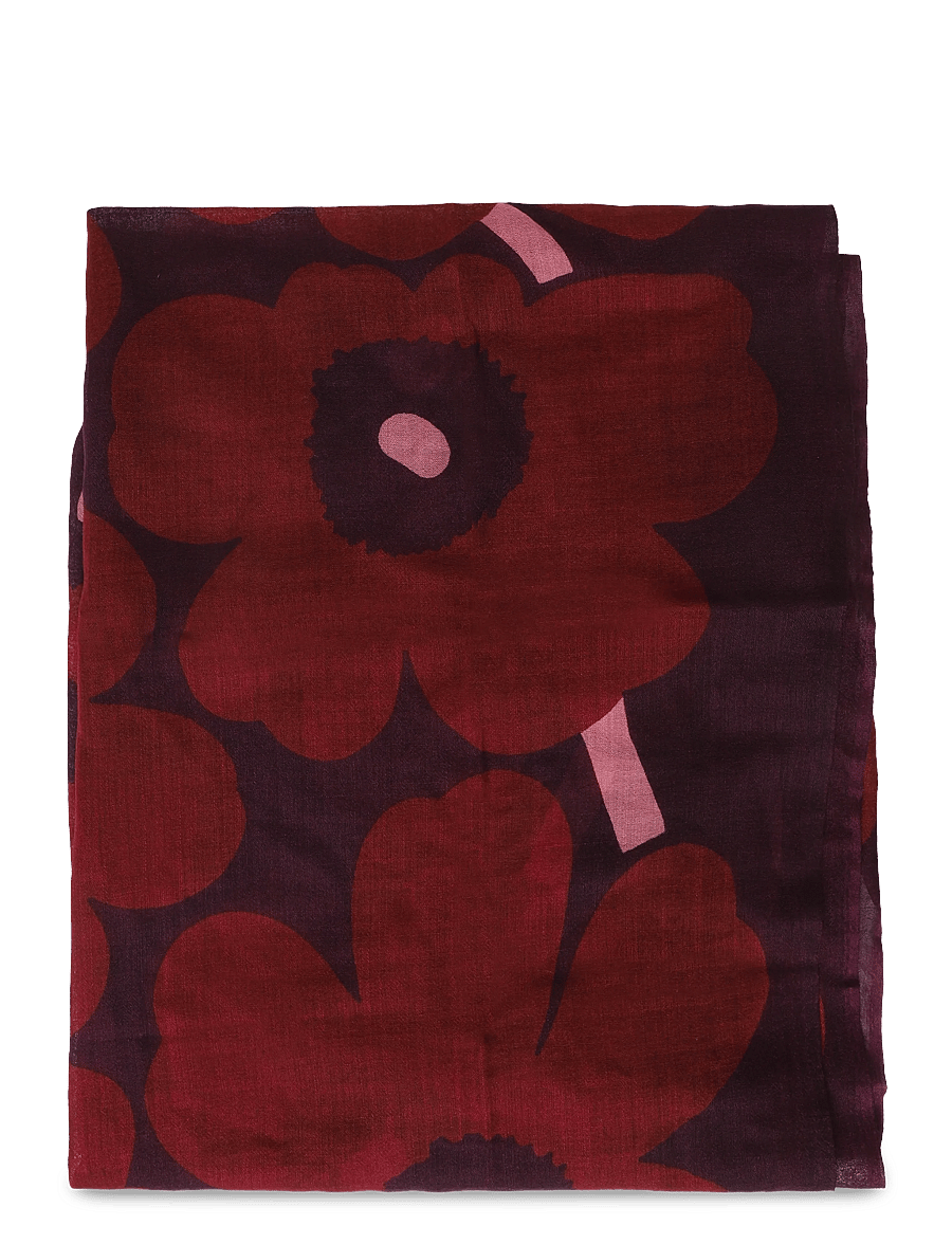 Marimekko - FIORE UNIKKO - winterschals - dark red, dark violet, rose - 1