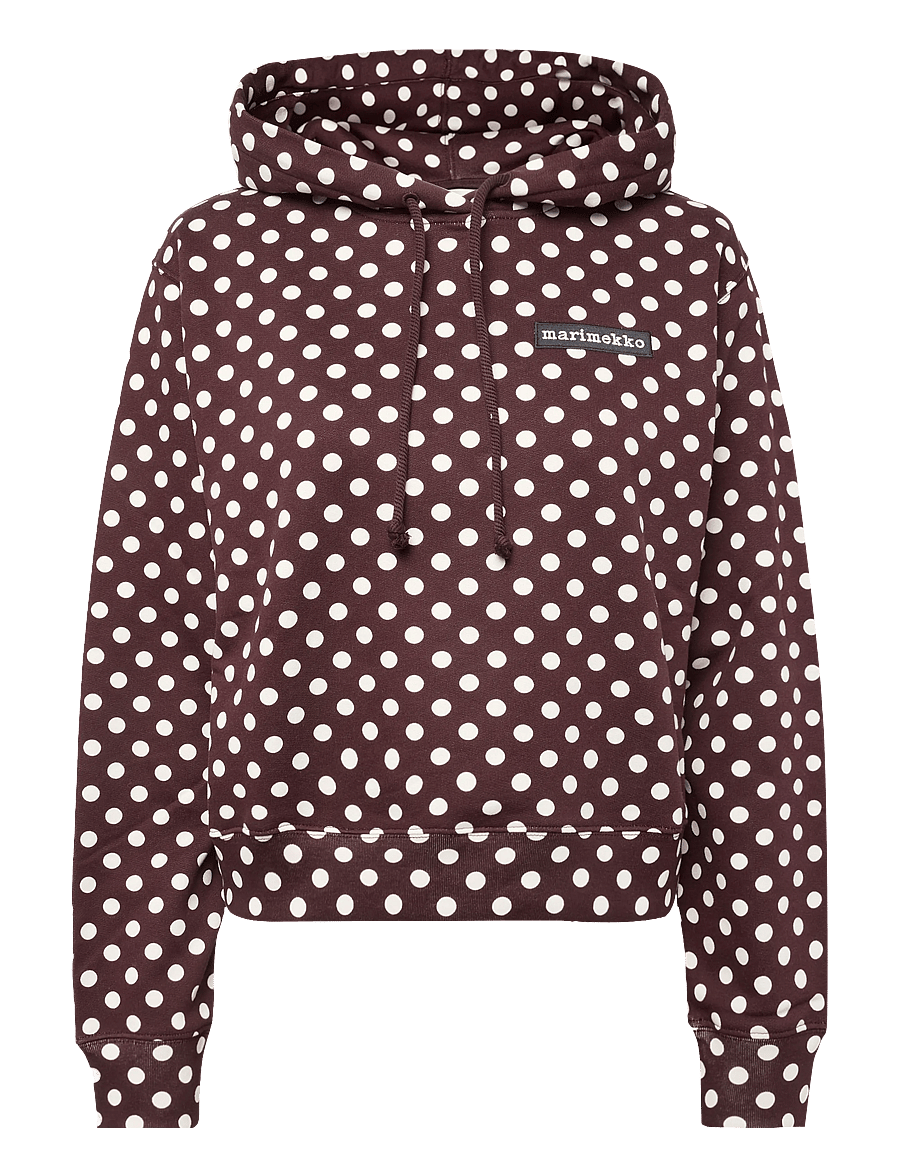 Marimekko - MIETA PALLO - hættetrøjer - wine red, off white - 1
