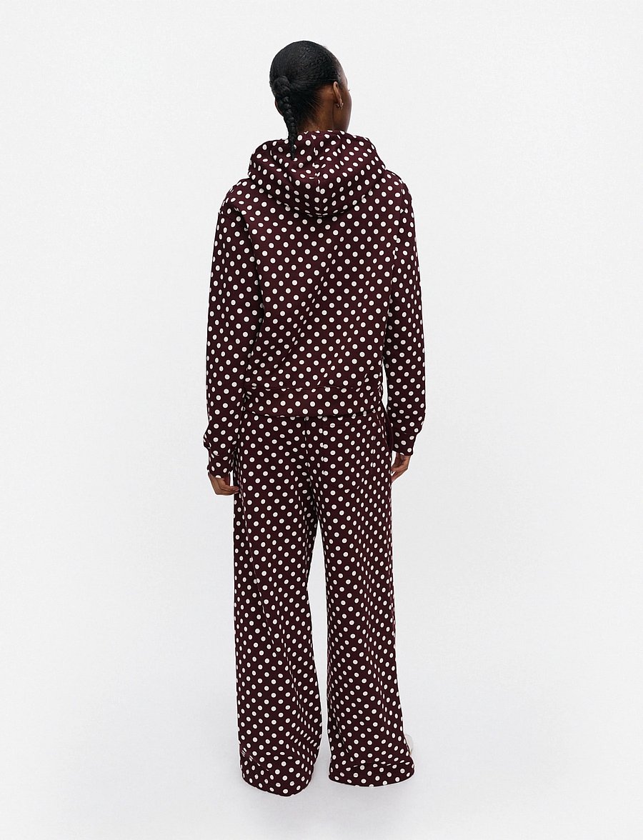 Marimekko - MIETA PALLO - hættetrøjer - wine red, off white - 4