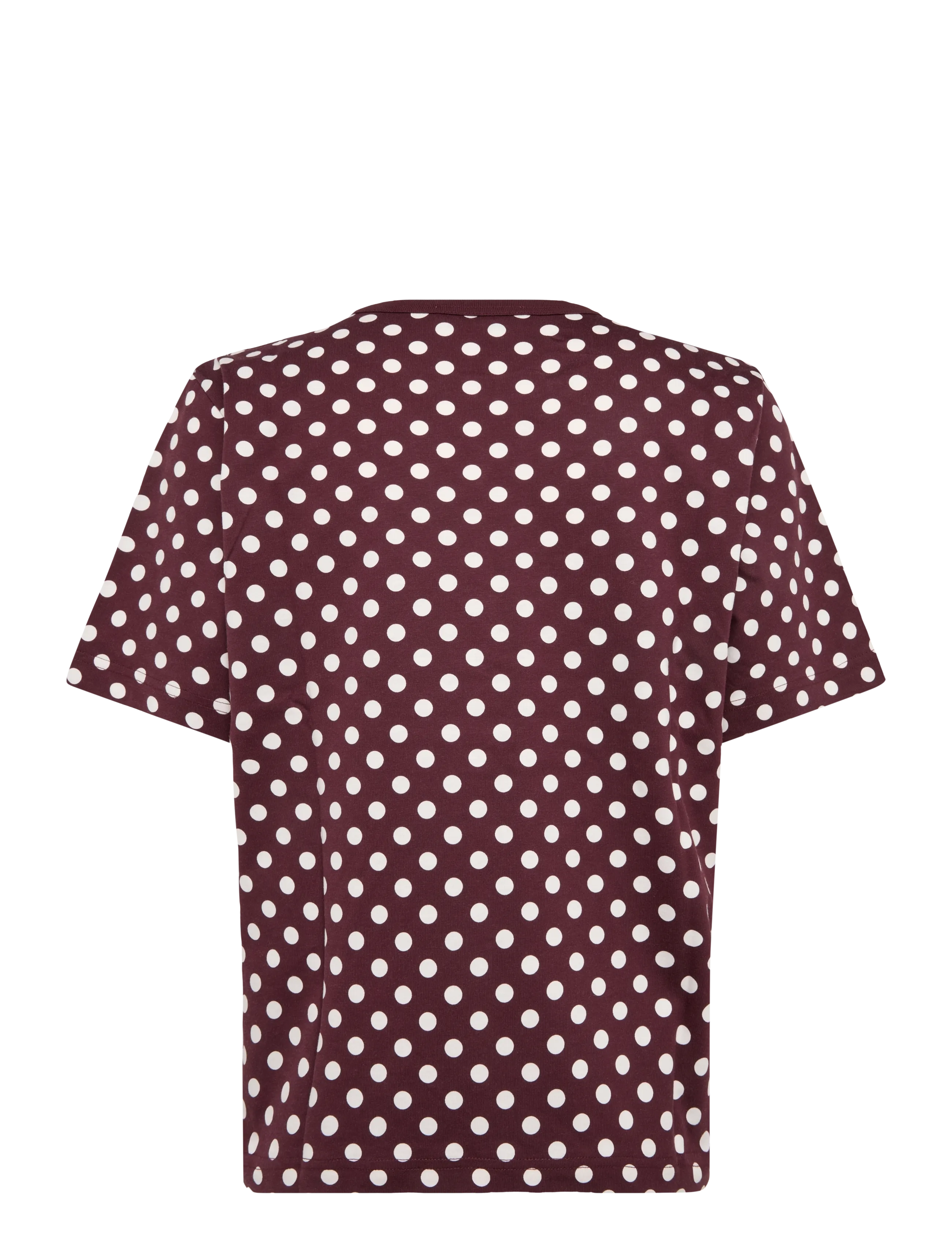 Marimekko - ERNA PALLO - wine red, off white - 2