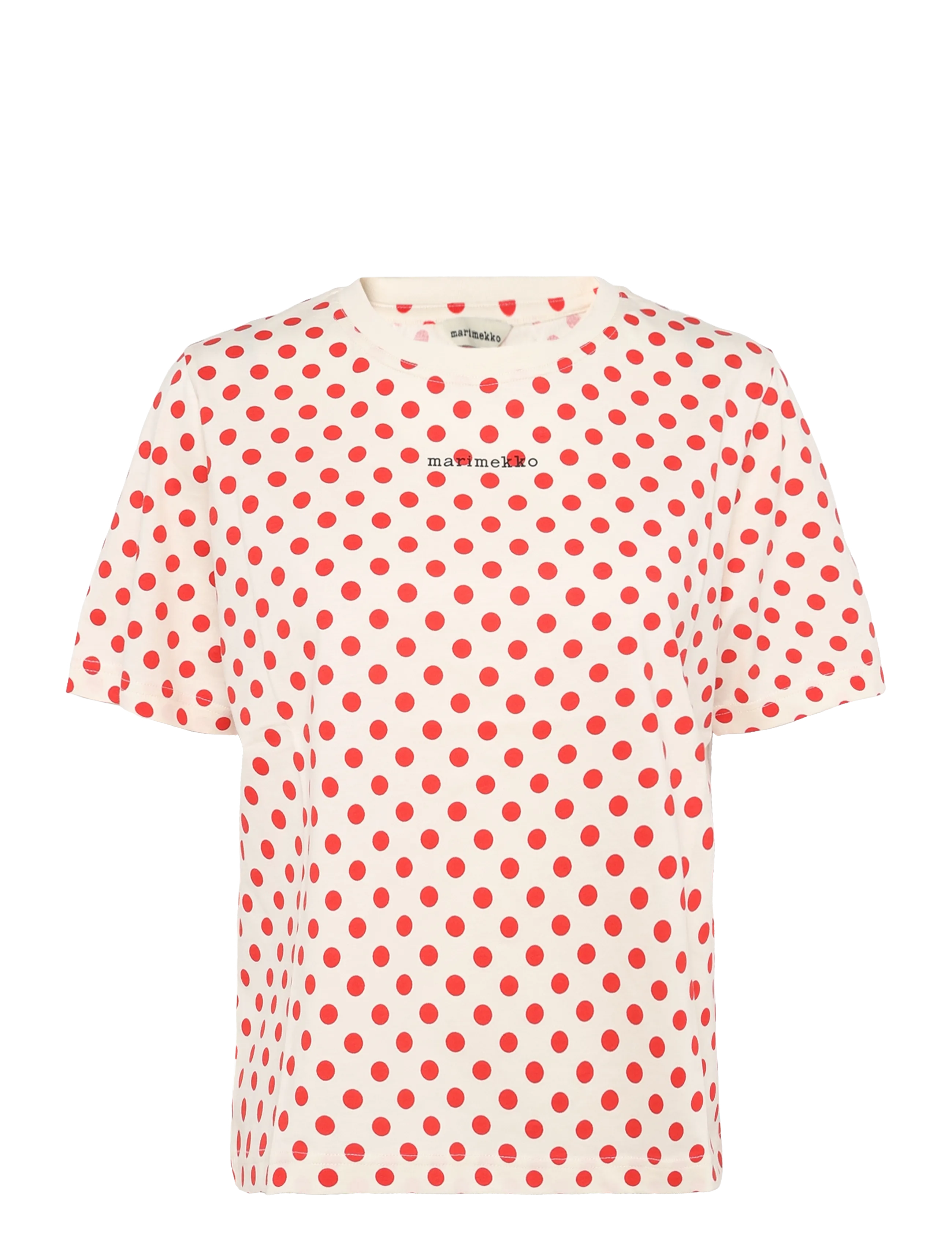 Marimekko VERKKO PALLO - Kleidung - OFF WHITE, RED / cream