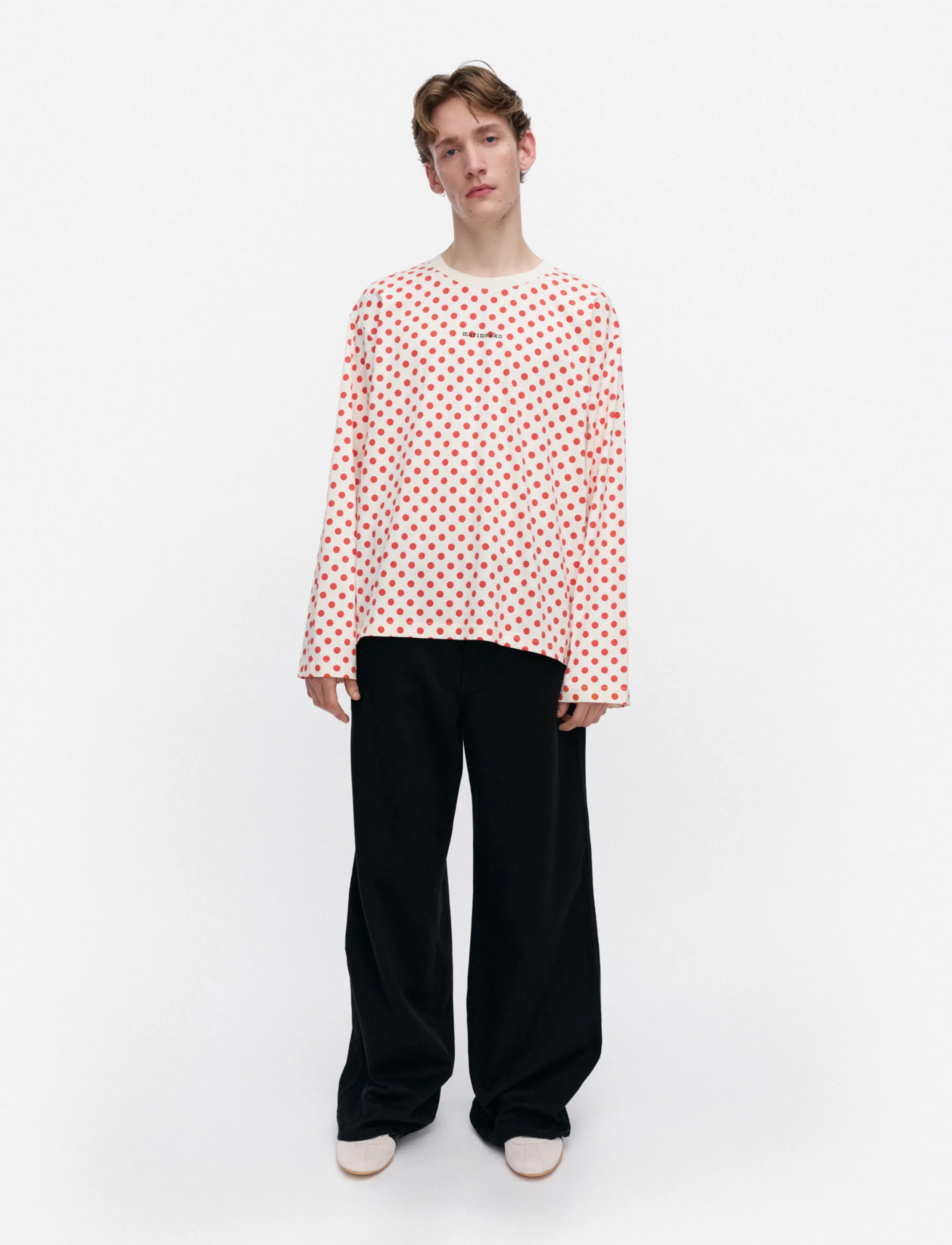 Marimekko - VERKKO PALLO - t-shirts - off white, red - 0