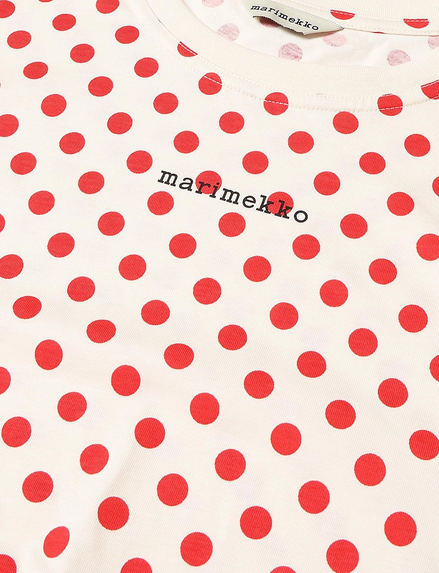 Marimekko - VERKKO PALLO - t-shirts - off white, red - 5