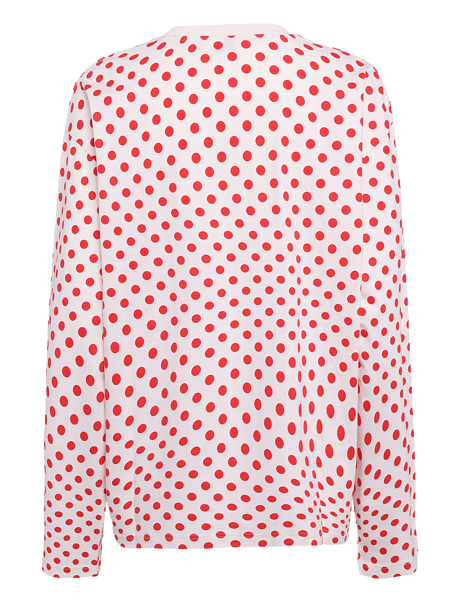 Marimekko - NIPPA PALLO - långärmade toppar - off white, red - 2