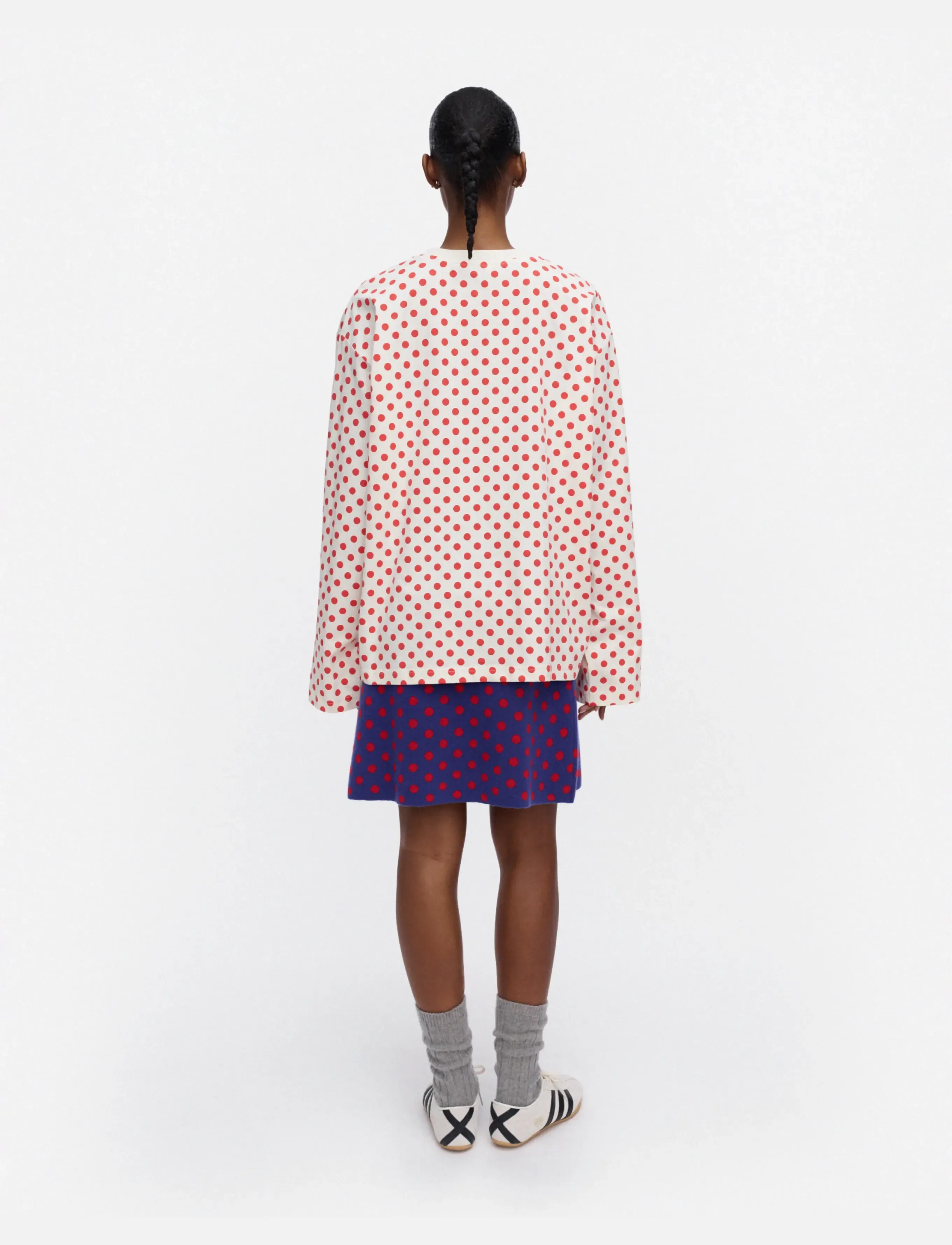 Marimekko - NIPPA PALLO - långärmade toppar - off white, red - 4