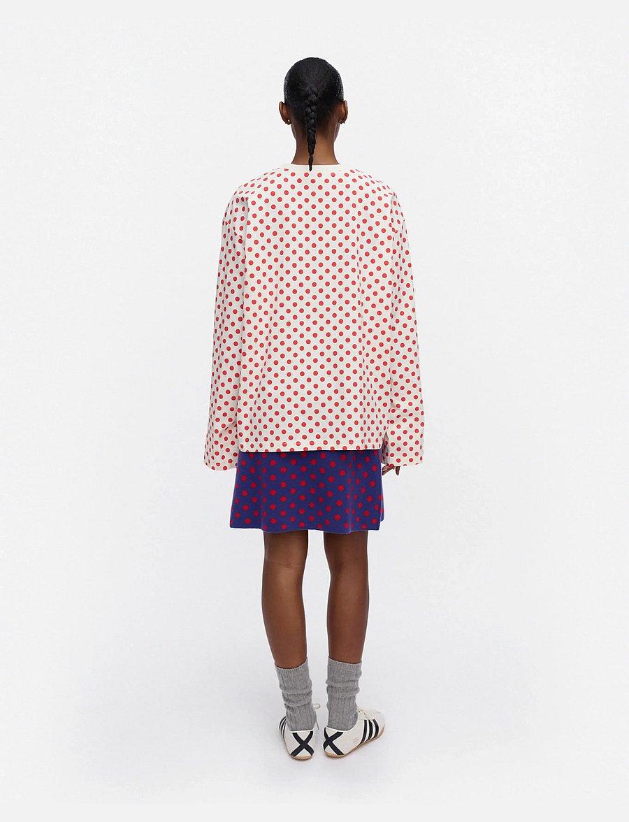 Marimekko - NIPPA PALLO - långärmade toppar - off white, red - 4