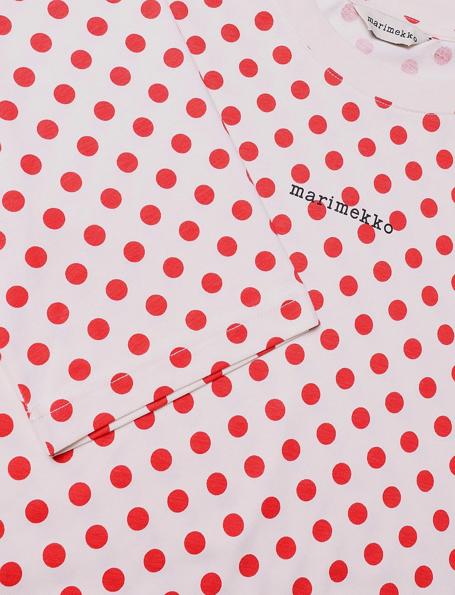 Marimekko - NIPPA PALLO - långärmade toppar - off white, red - 5