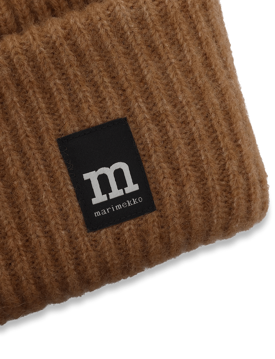 Marimekko - PJETTAR II - kootud mütsid - brown - 2