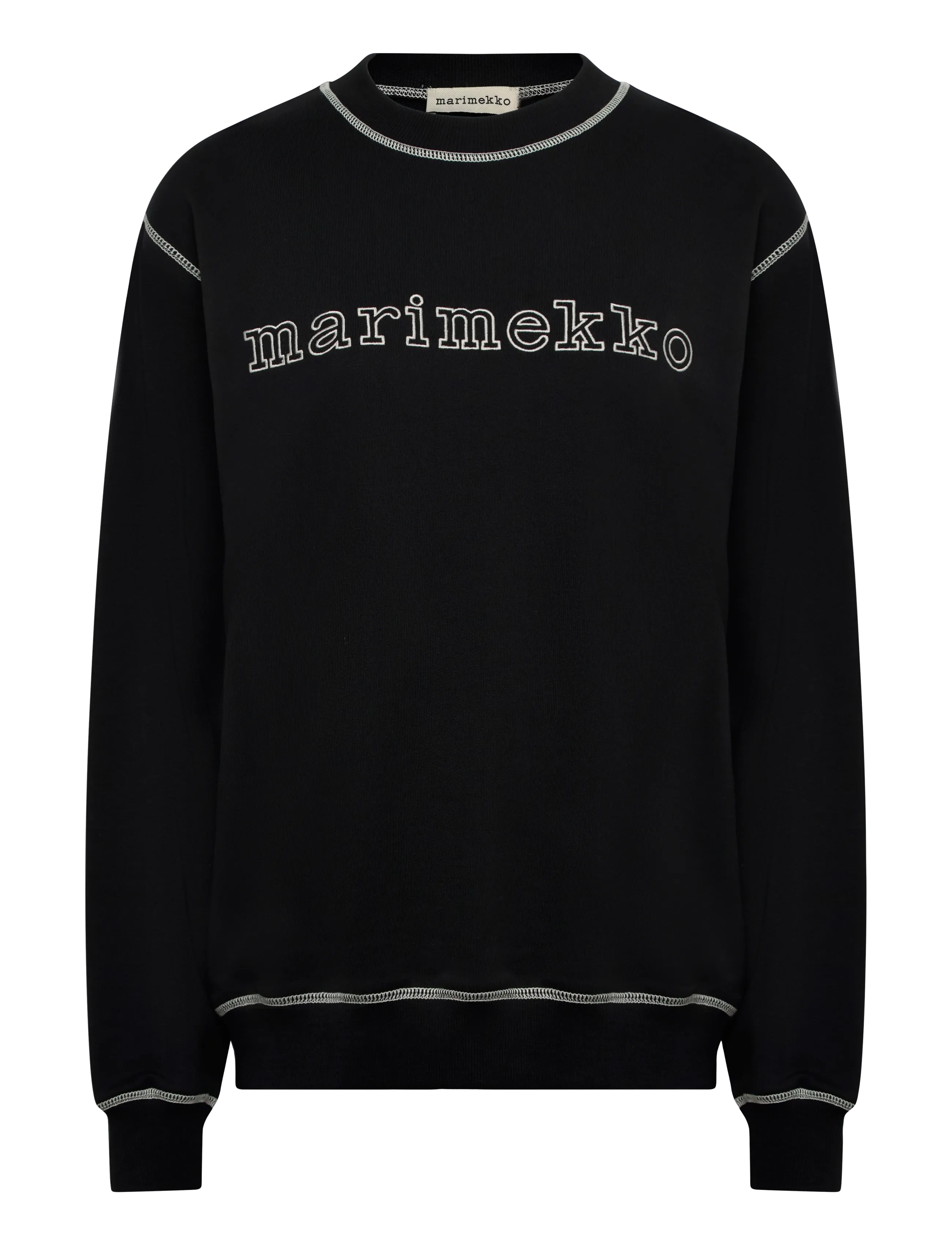 Marimekko LOTJATA LOGO PLACEMENT - Kvinnor - BLACK, OFF WHITE / black