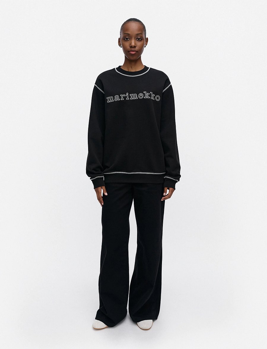 Marimekko - LOTJATA LOGO PLACEMENT - modetrender - black, off white - 0