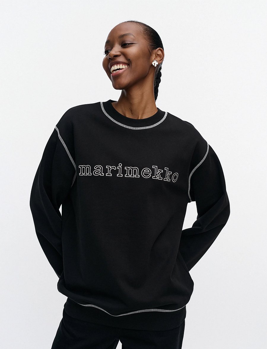 Marimekko - LOTJATA LOGO PLACEMENT - modetrender - black, off white - 3