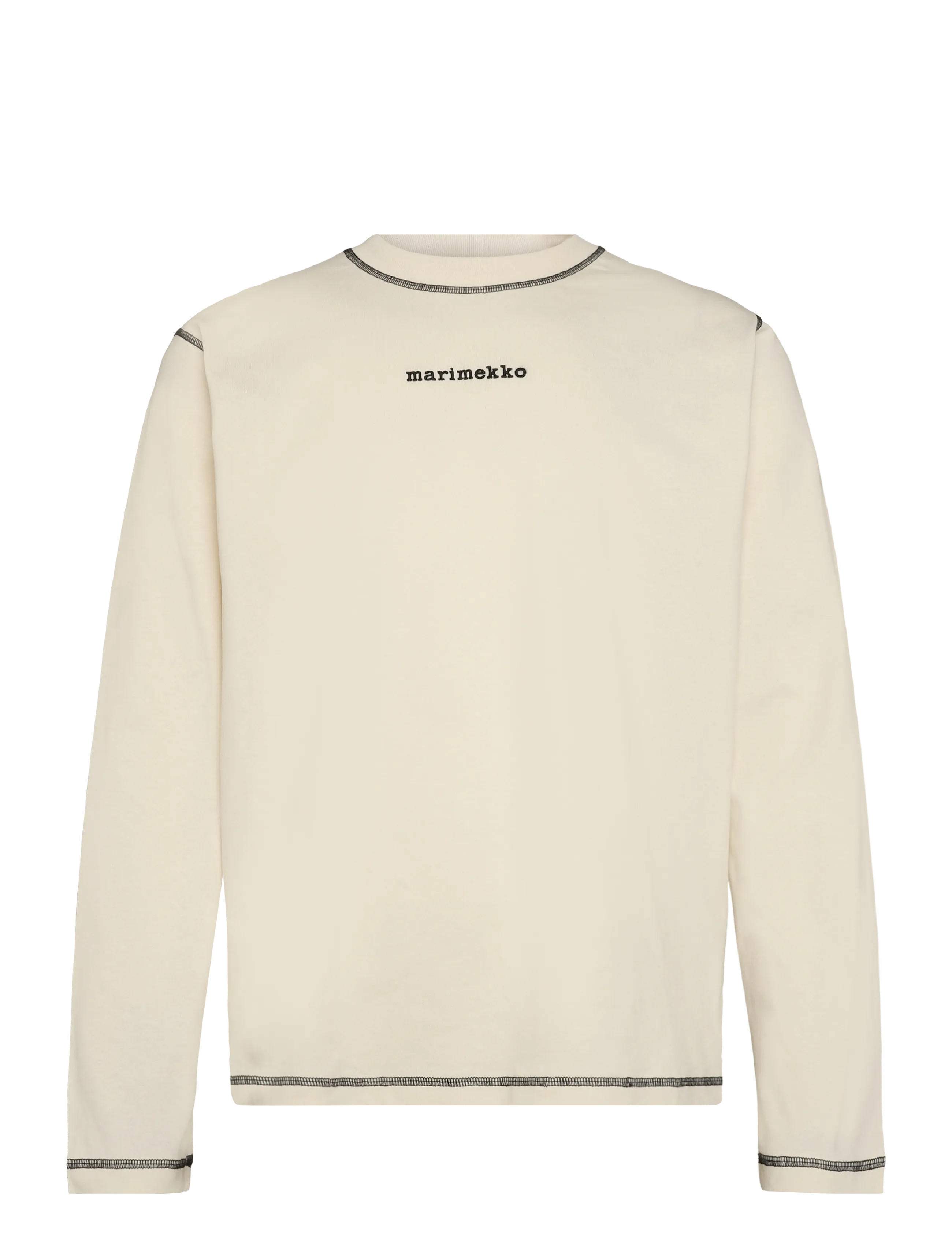 Marimekko - BENKKU LOGO PLACEMENT - långärmade toppar - off white, black - 1