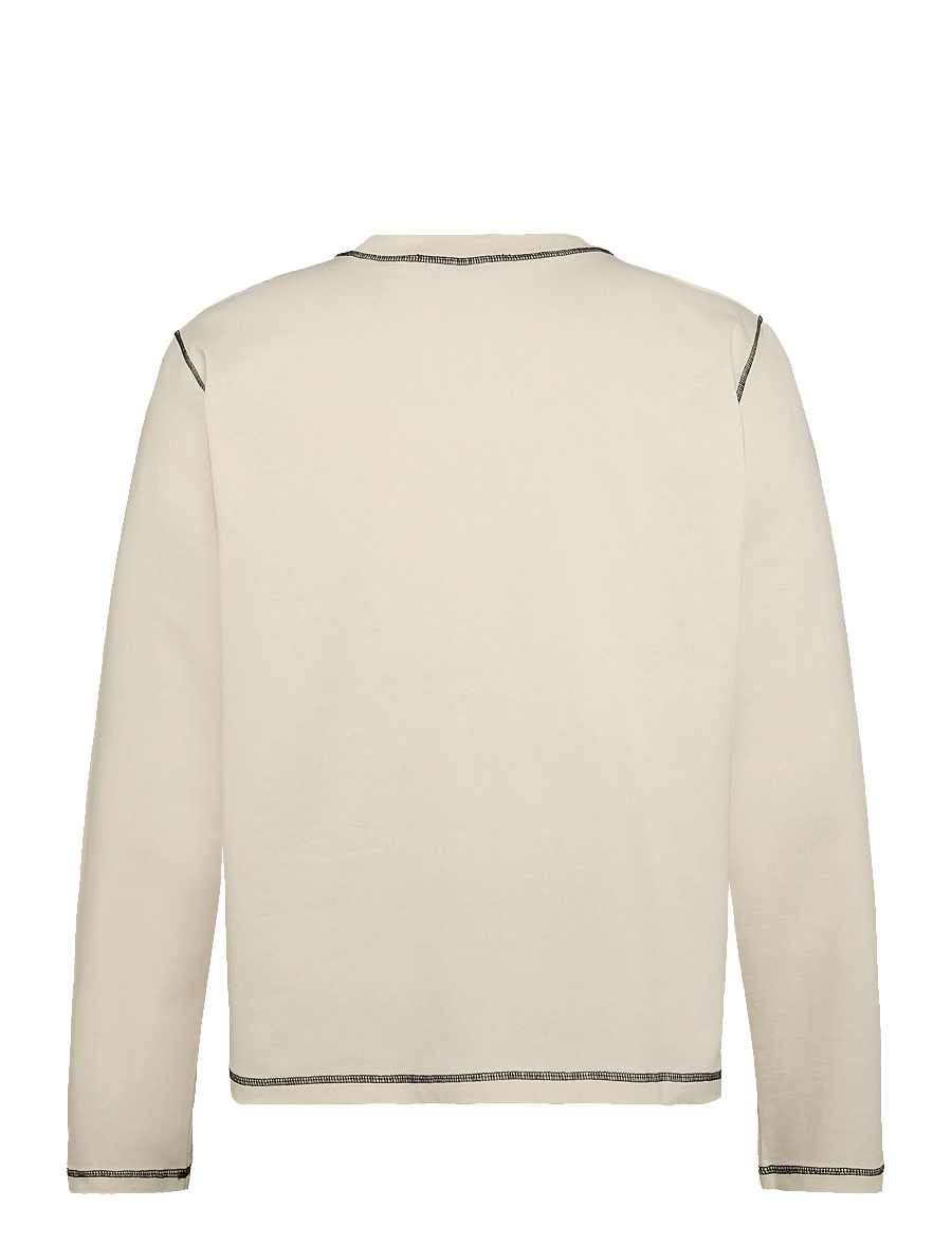 Marimekko - BENKKU LOGO PLACEMENT - långärmade toppar - off white, black - 2