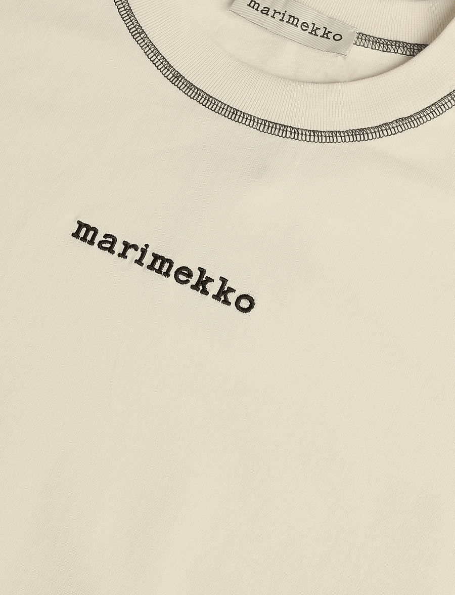 Marimekko - BENKKU LOGO PLACEMENT - långärmade toppar - off white, black - 5