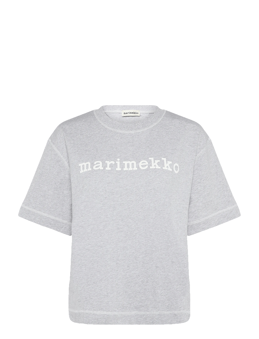 Marimekko - PYÖRTEET LOGO PLACEMENT - t-särgid - grey melange, l.valk. - 1