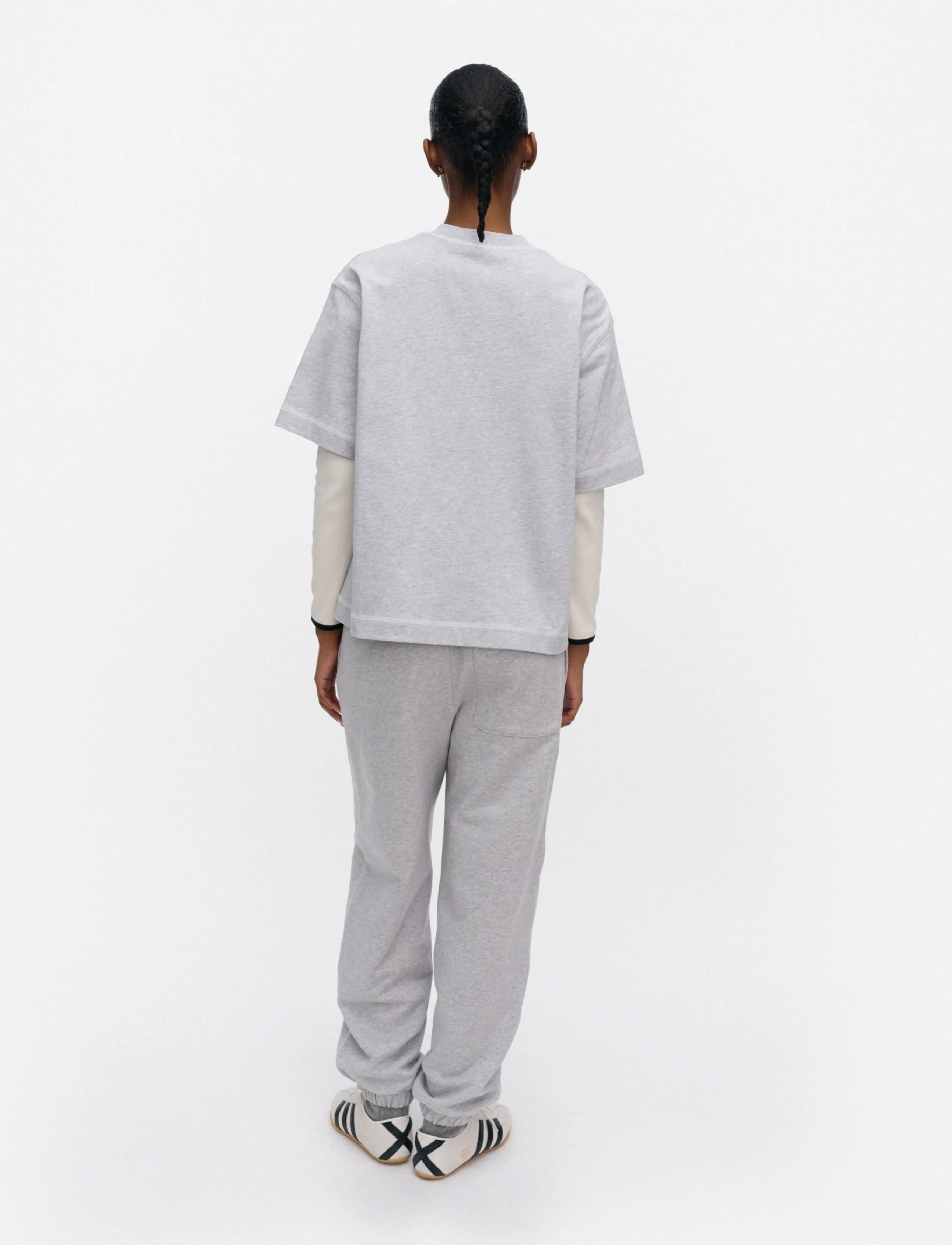 Marimekko - PYÖRTEET LOGO PLACEMENT - t-särgid - grey melange, l.valk. - 4