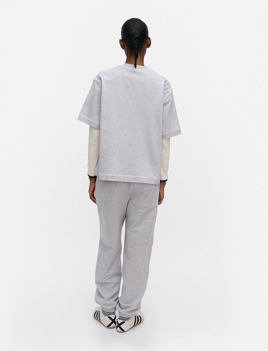 Marimekko - PYÖRTEET LOGO PLACEMENT - t-särgid - grey melange, l.valk. - 4