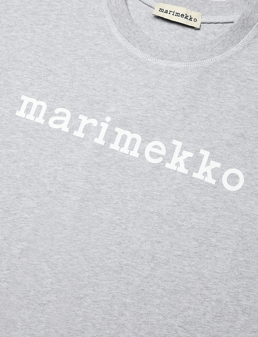 Marimekko - PYÖRTEET LOGO PLACEMENT - t-särgid - grey melange, l.valk. - 5