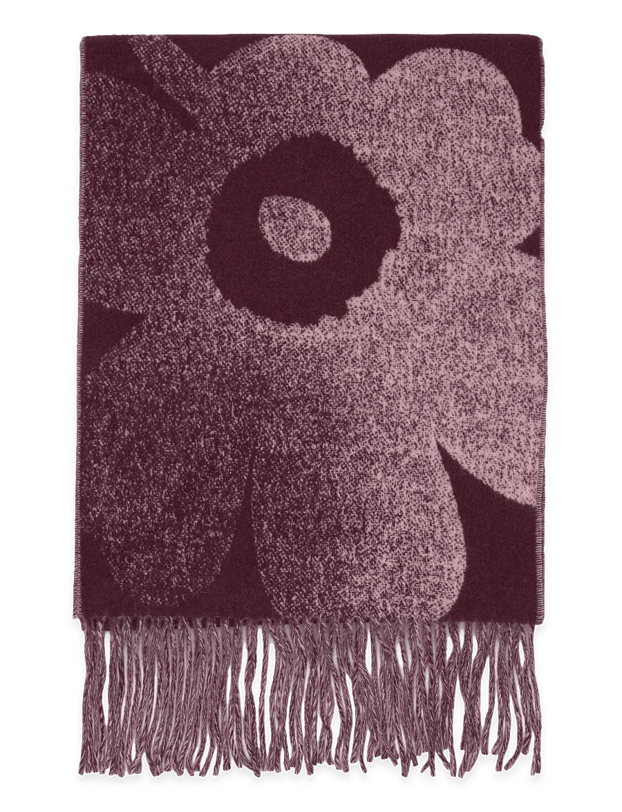Marimekko - ONNEKAS UNIKKO - halstørklæder - light pink, dark wine red - 1