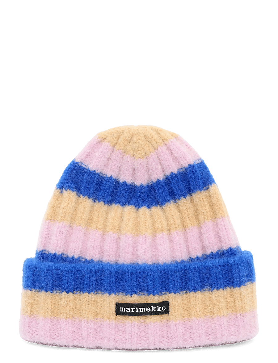 Marimekko - JÄRJESTYS - kootud mütsid - beige, blue, light pink - 0