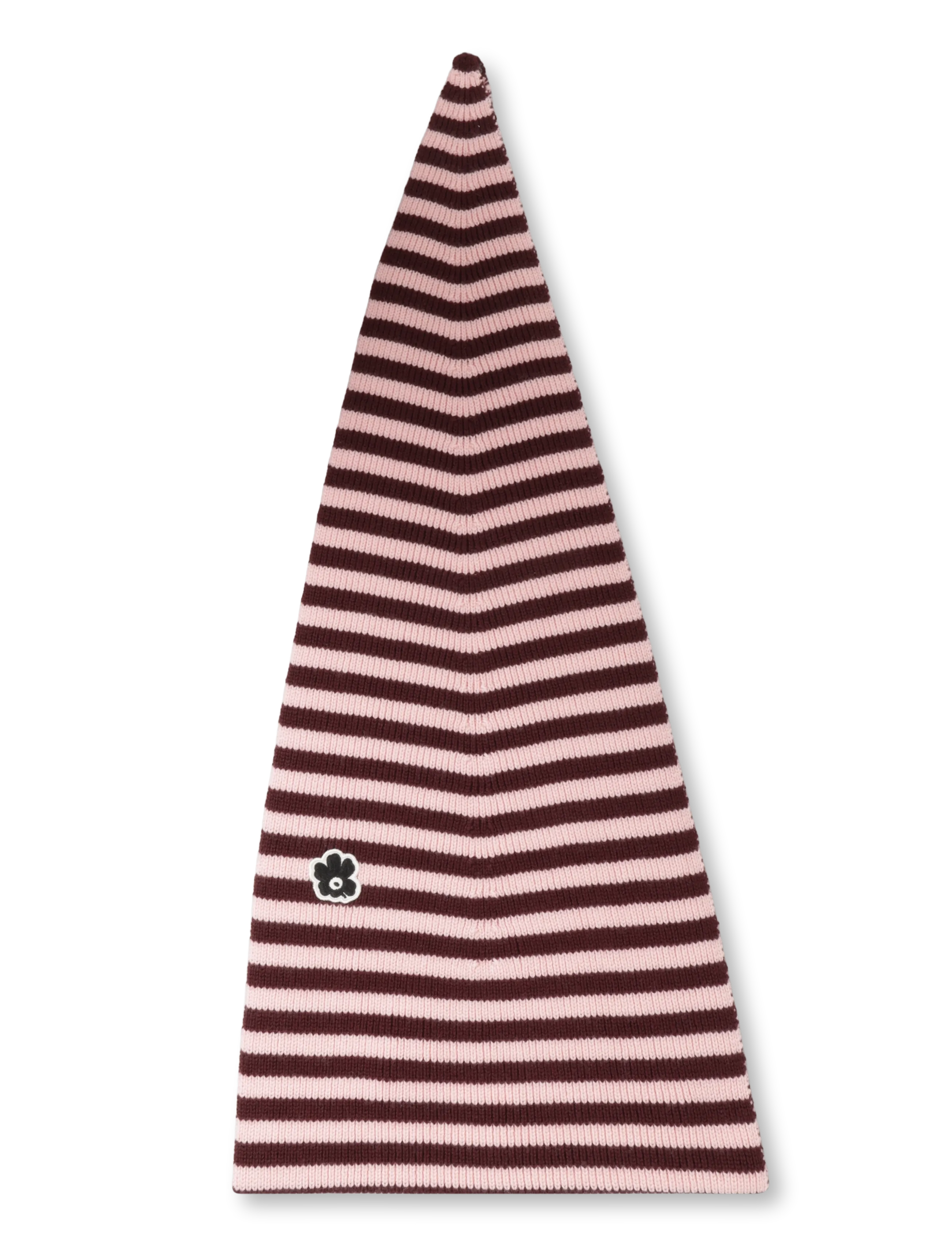 Marimekko - BANNERI TASARAITA - talvesallid - light pink, dark wine red - 2