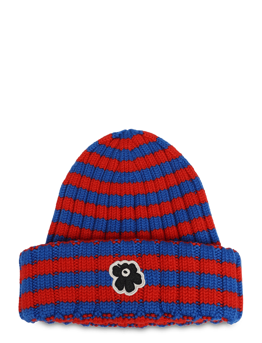 Marimekko - IMPROVISAATIO TASARAITA - mützen - red, blue - 1