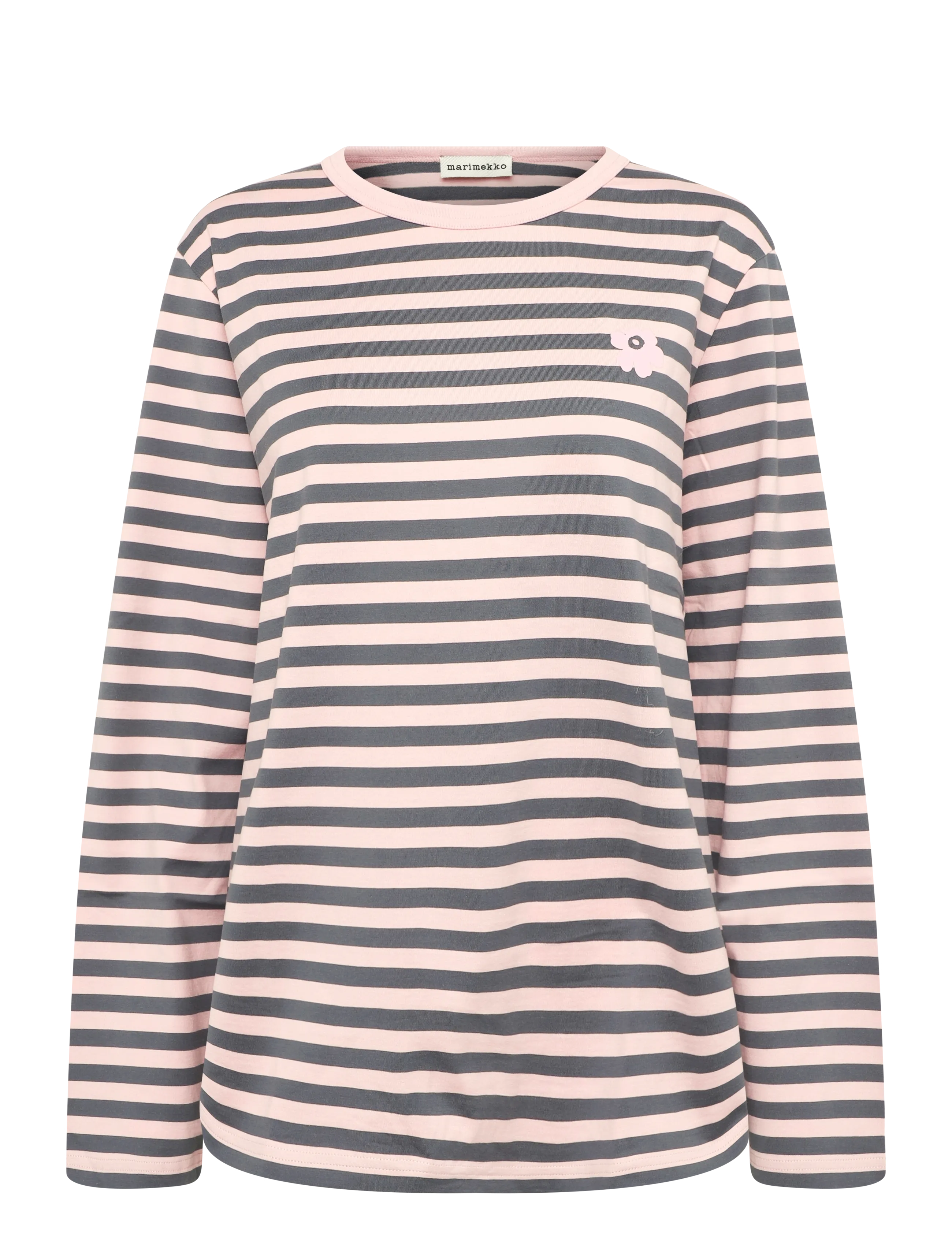 Marimekko TASARAITA UNISEX UNIKKO LS - Skandinaviskt mode - LIGHT PINK, DARK GREY / pink/rose
