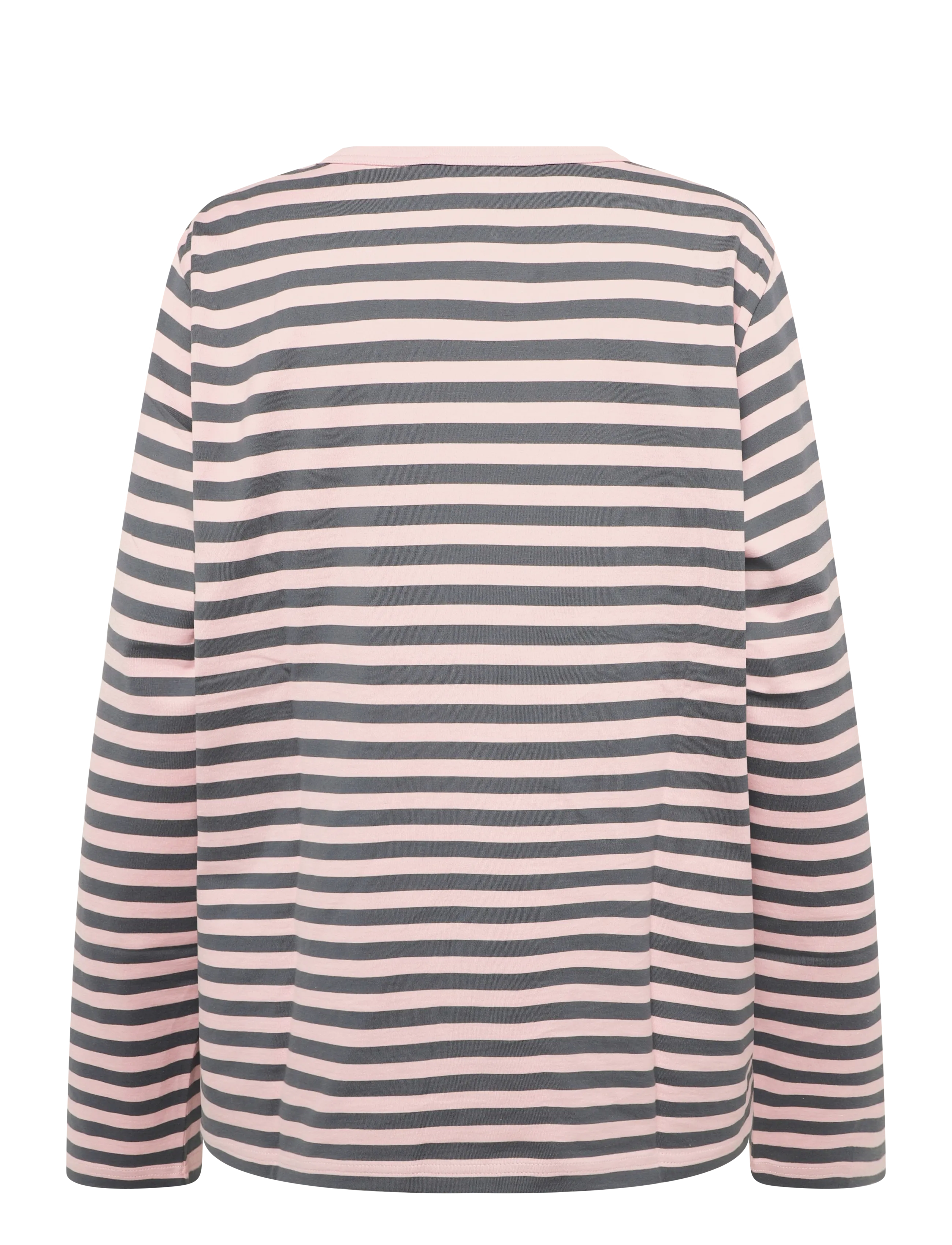 Marimekko - TASARAITA UNISEX UNIKKO LS - light pink, dark grey - 2