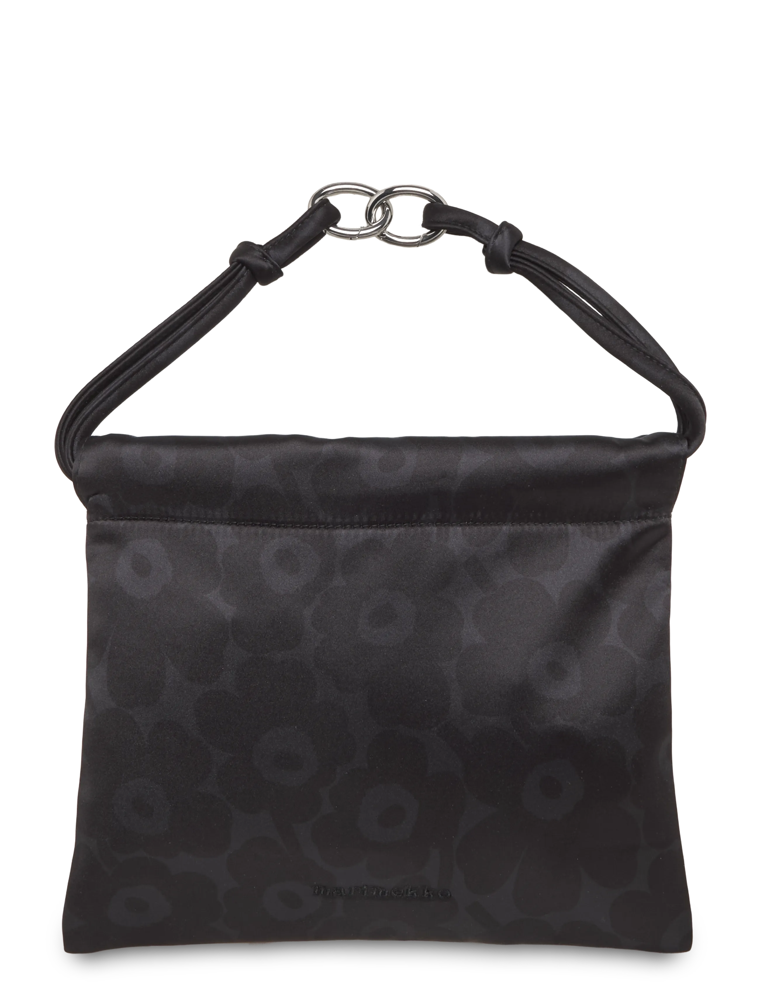 Marimekko CIRRA SATIN UNIKKO - Handväskor - BLACK, DARK GREY / black