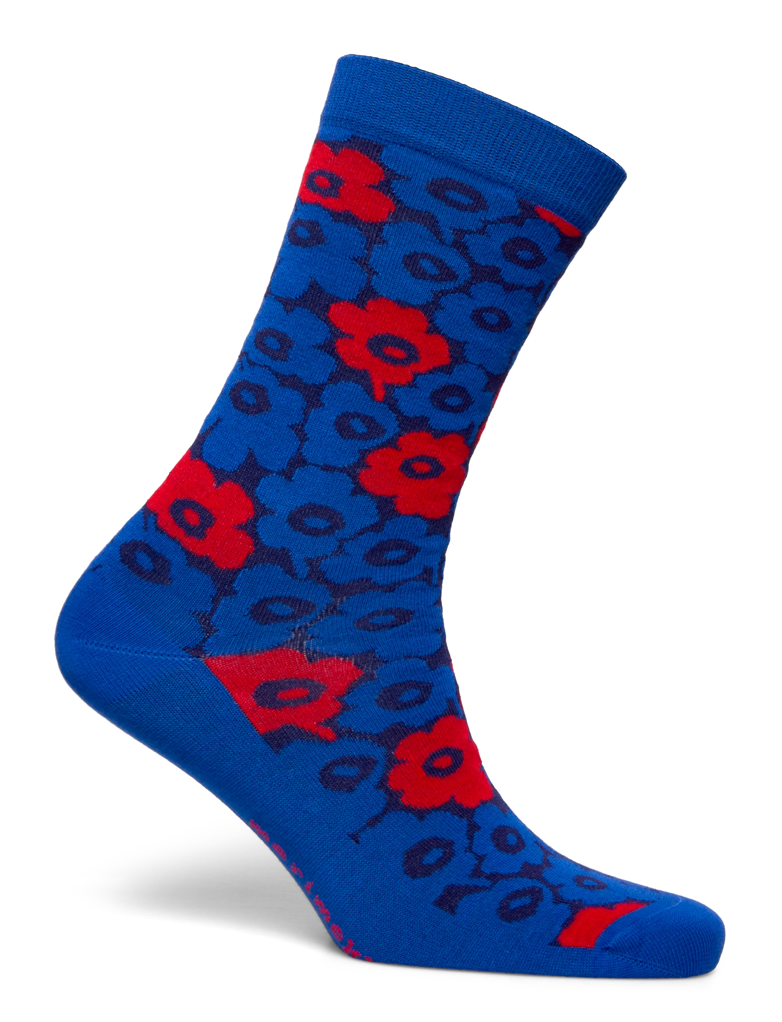 Marimekko - LINJAUS PIKKUINEN UNIKKO - klassikalised sokid - blue, dark blue, red - 1